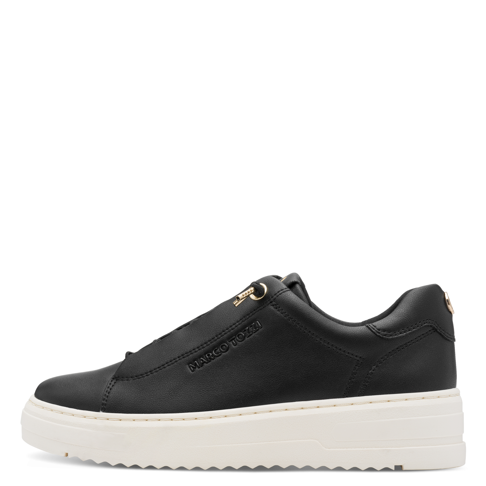 MARCO TOZZI Slip-On Sneaker  Halbschuh, Freizeitschuh, Plateauschuh zum Schlupfen