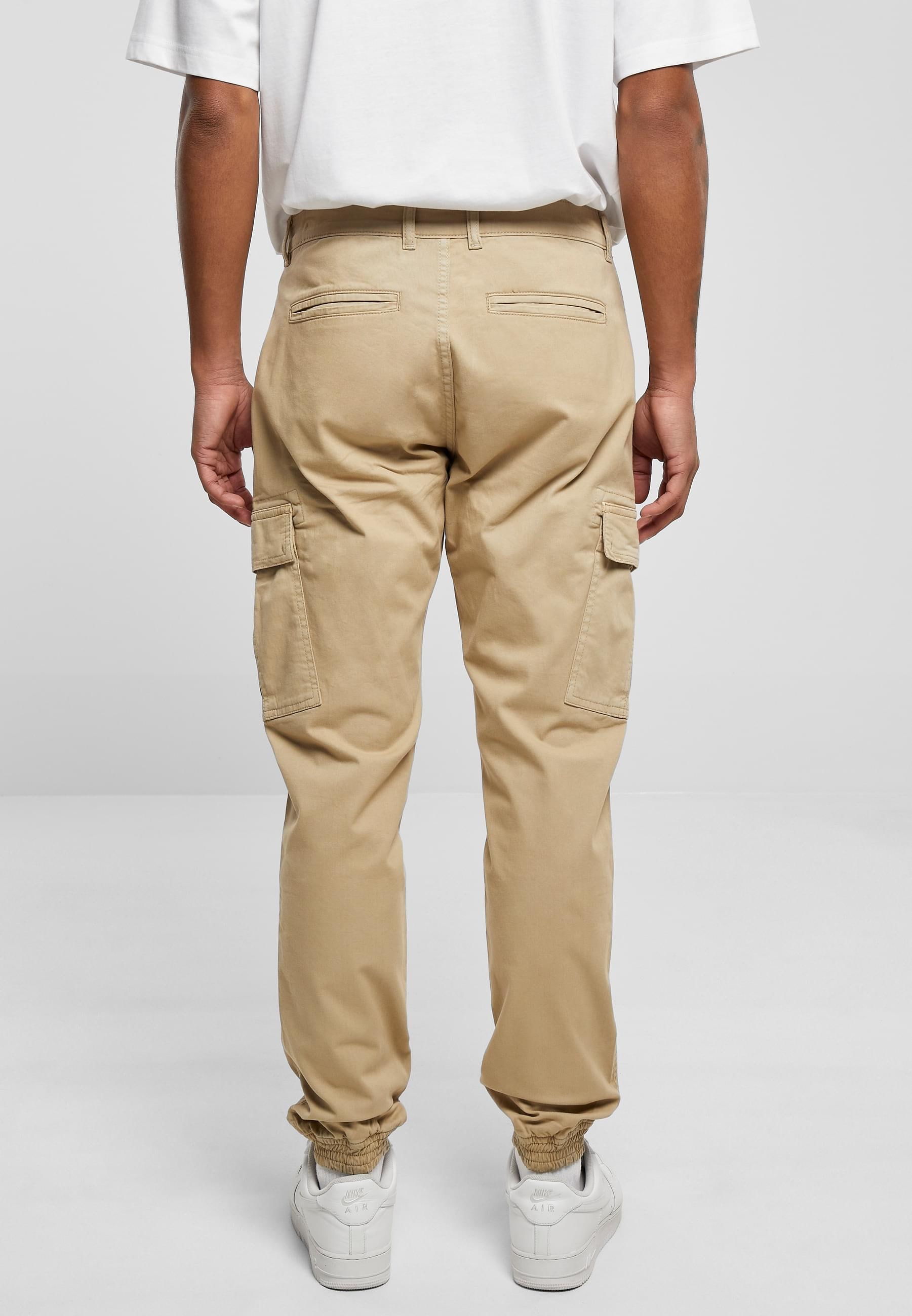 URBAN CLASSICS Cargohose »Urban Classics Herren Washed Cargo Twill Jogging Pants«