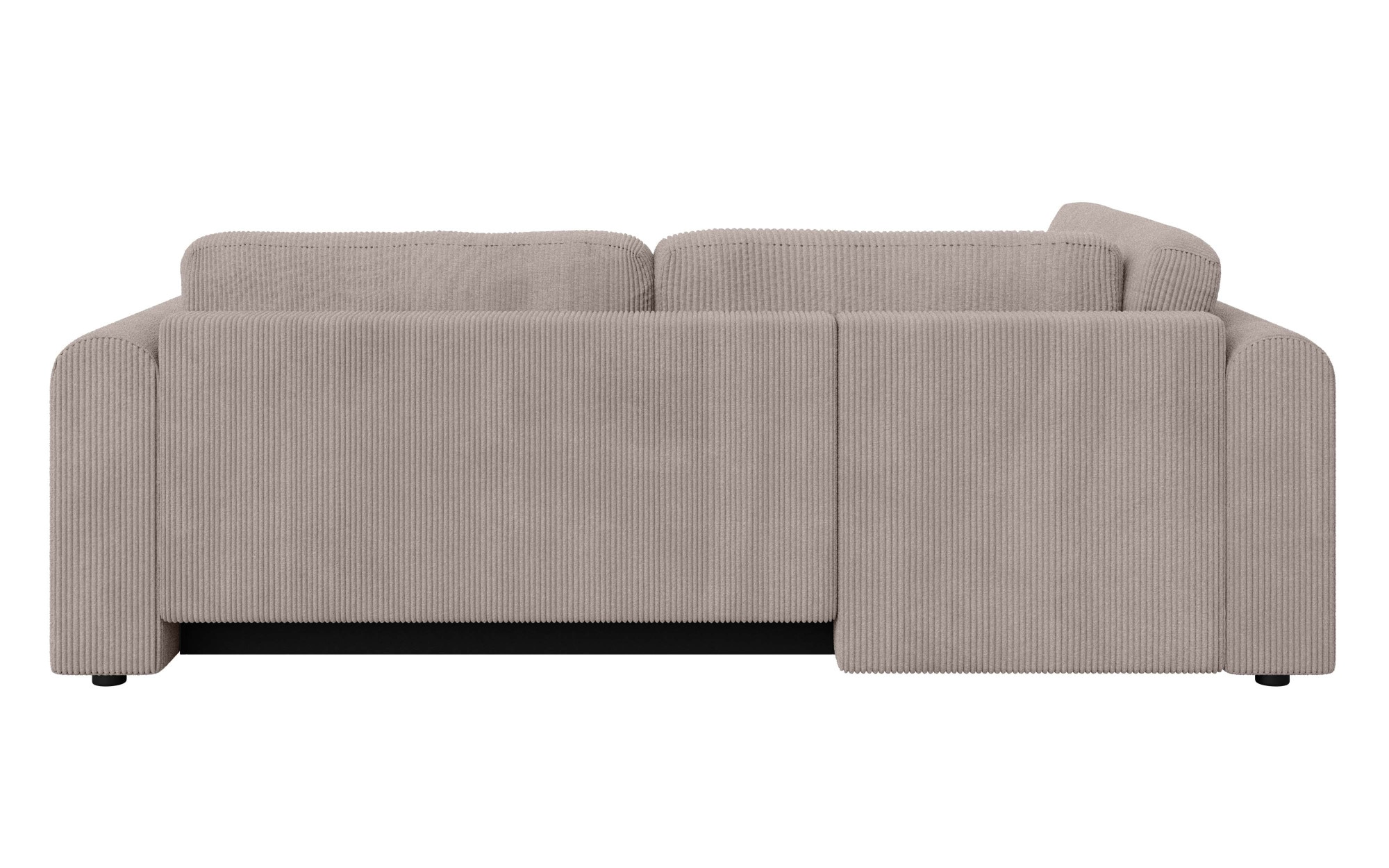 INOSIGN Ecksofa »Zacharia wahlweise Schlafsofa mit Bettkasten, B/T/H 250/166/86 cm«, L-Form mit Wellenunterfederung, Ottomane rechts oder links bestellbar