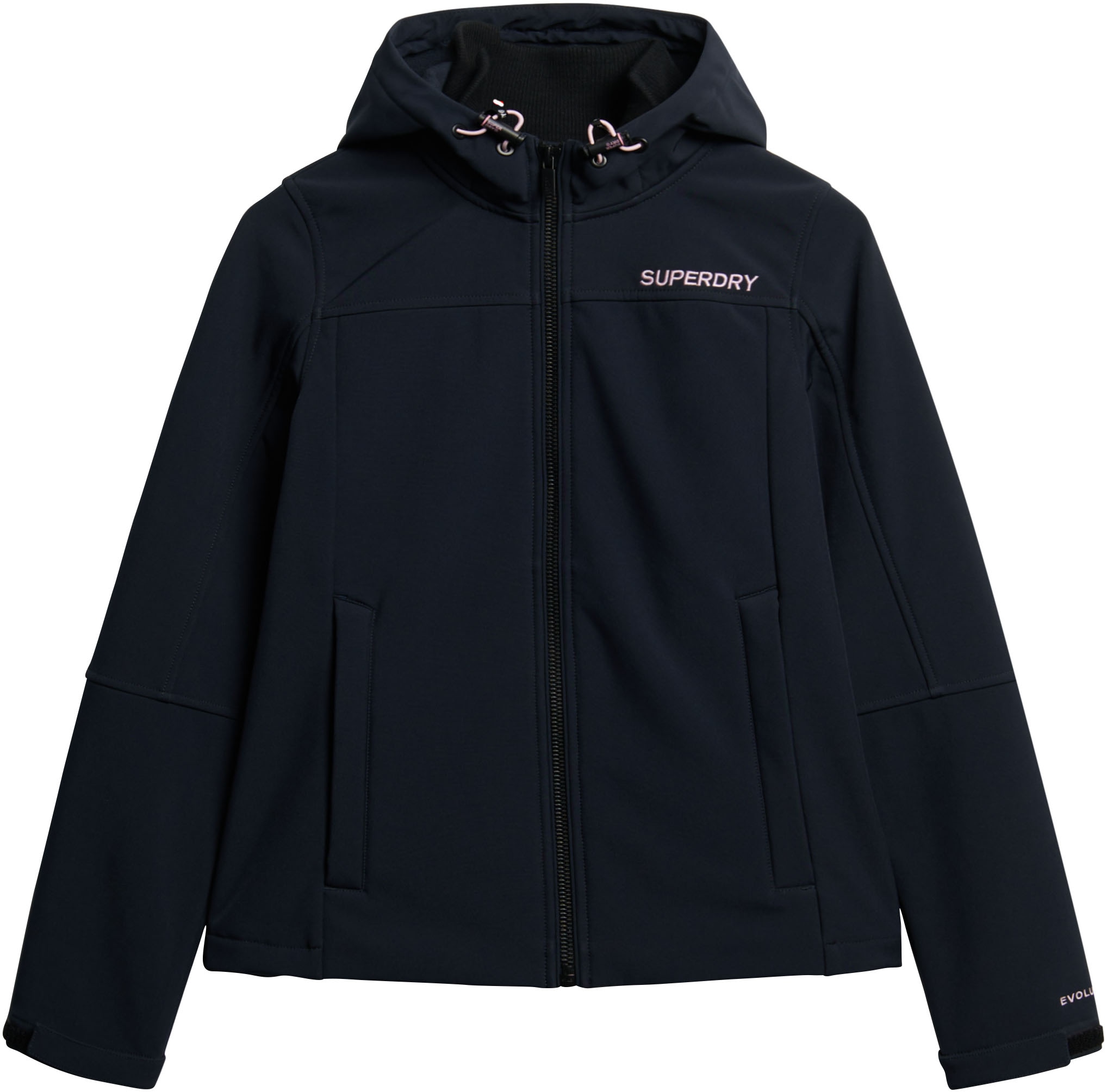 Superdry Softshelljacke »SU-HOODED SOFTSHELL JACKET«, mit Kapuze