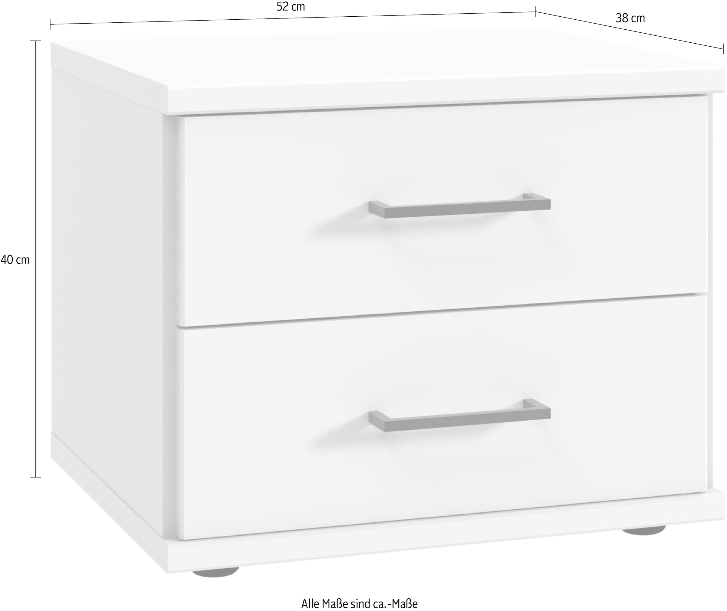 Wimex Nachtkommode »Rügen« Nachtschrank mit 2 Schubladen