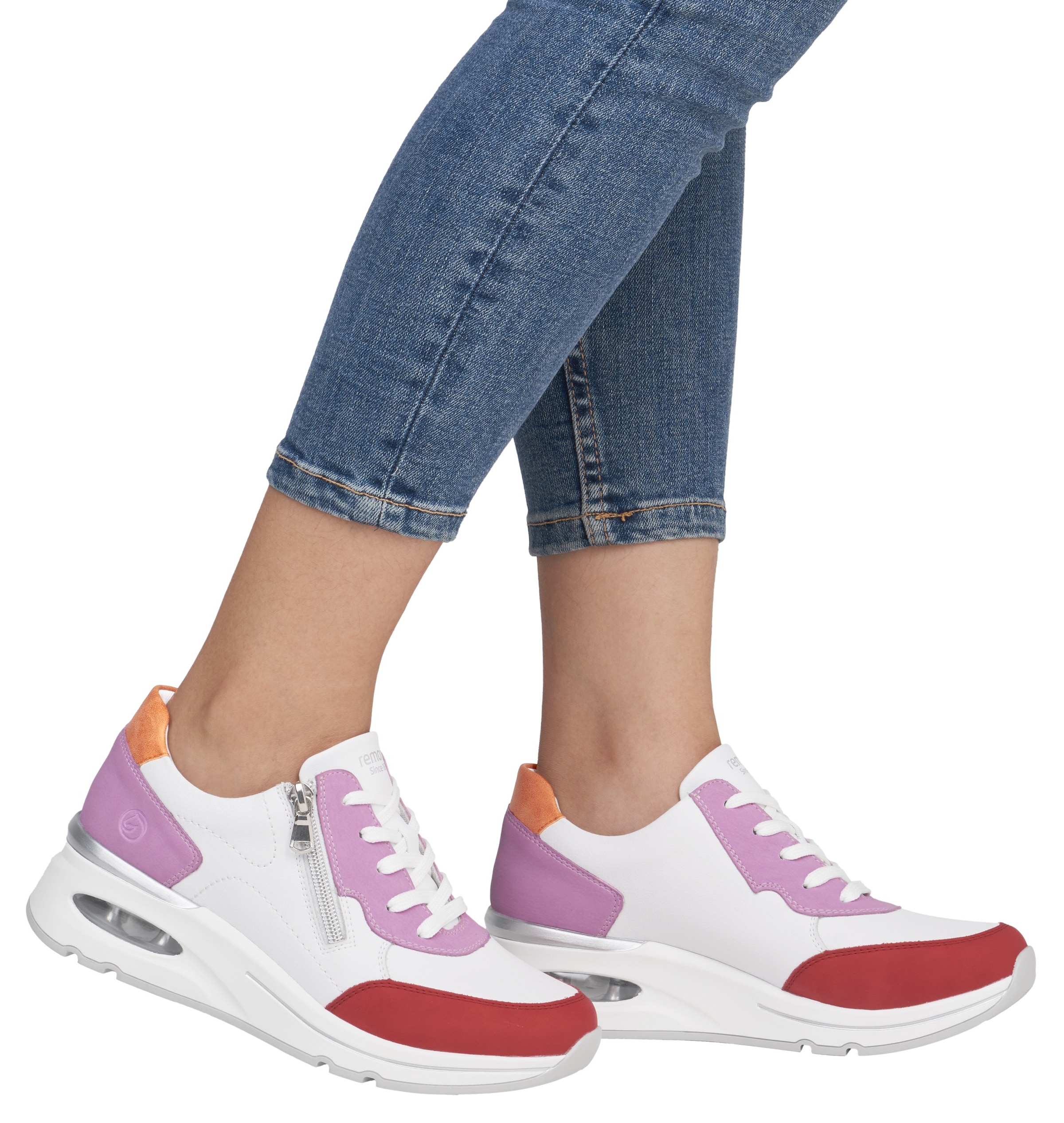 Remonte Keilsneaker »Elisabeth Hurley-Collection«  , Freizeitschuh, Halbschuh, Schnürer mit herausnehmbarer Soft-Einlage