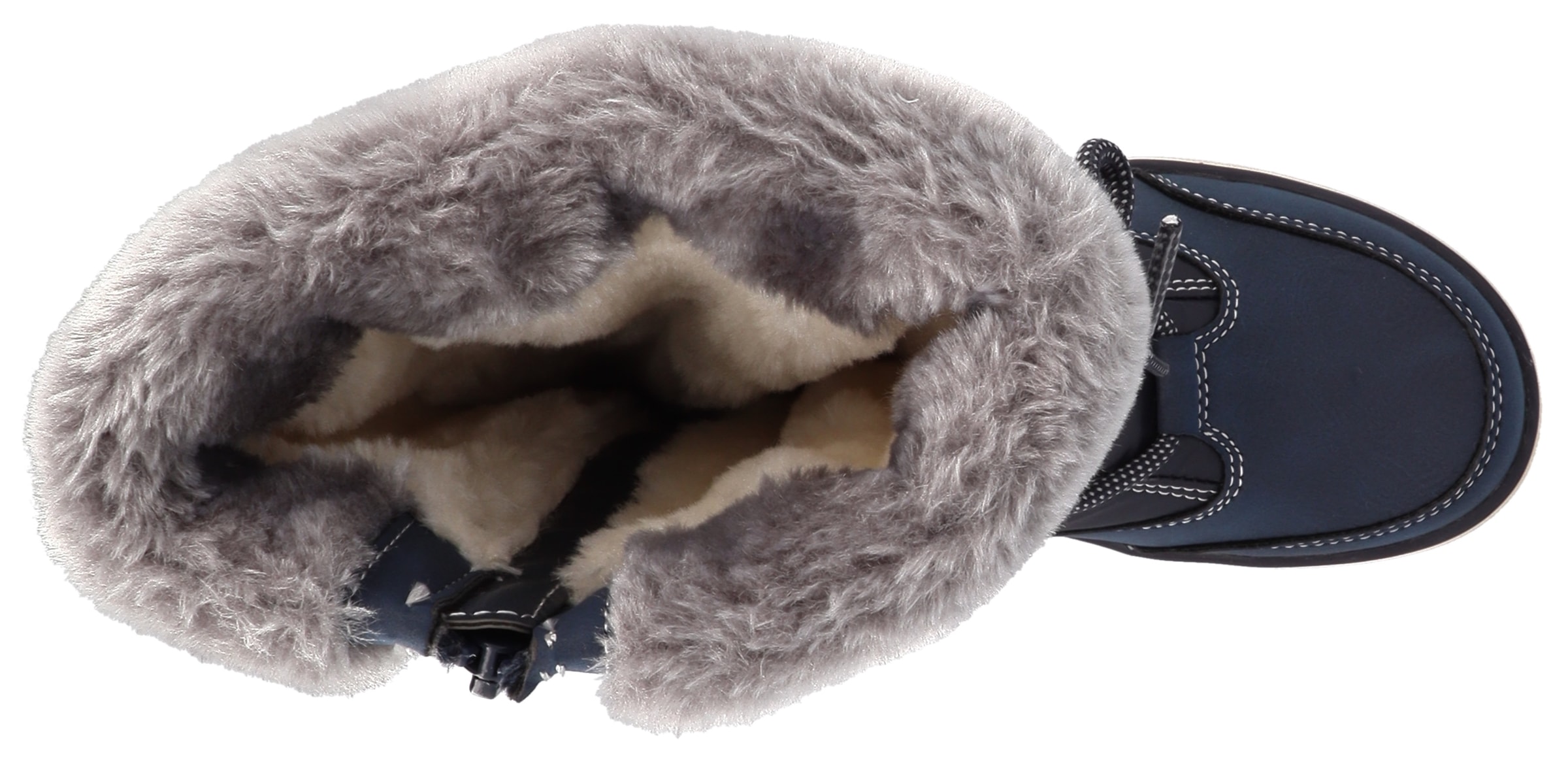 TOM TAILOR Winterstiefel, mit schöner Kontrast-Stickerei