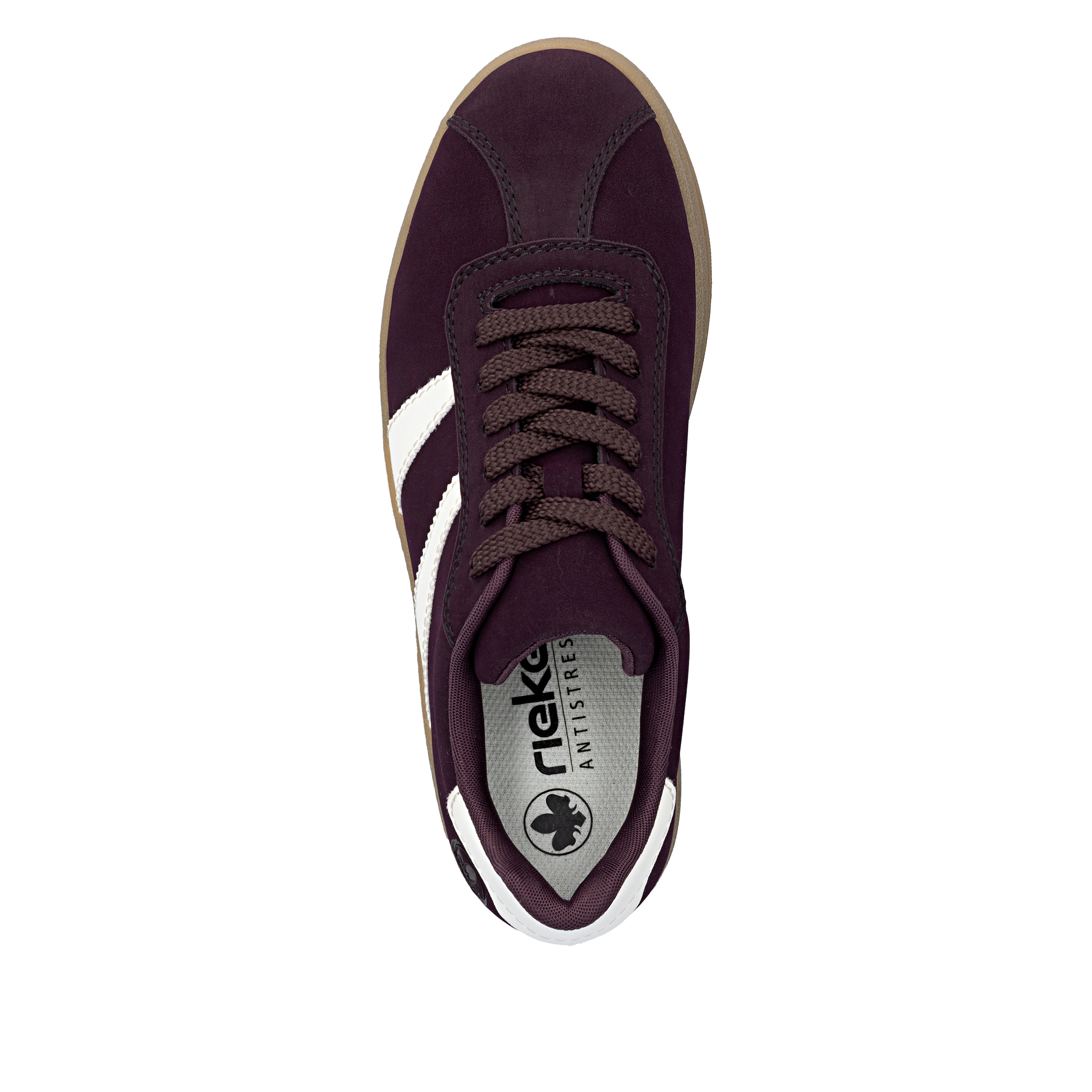 Rieker Plateausneaker, Basket-Sneaker, Retro-Sneaker, Schnürschuh mit weichem Schaftrand