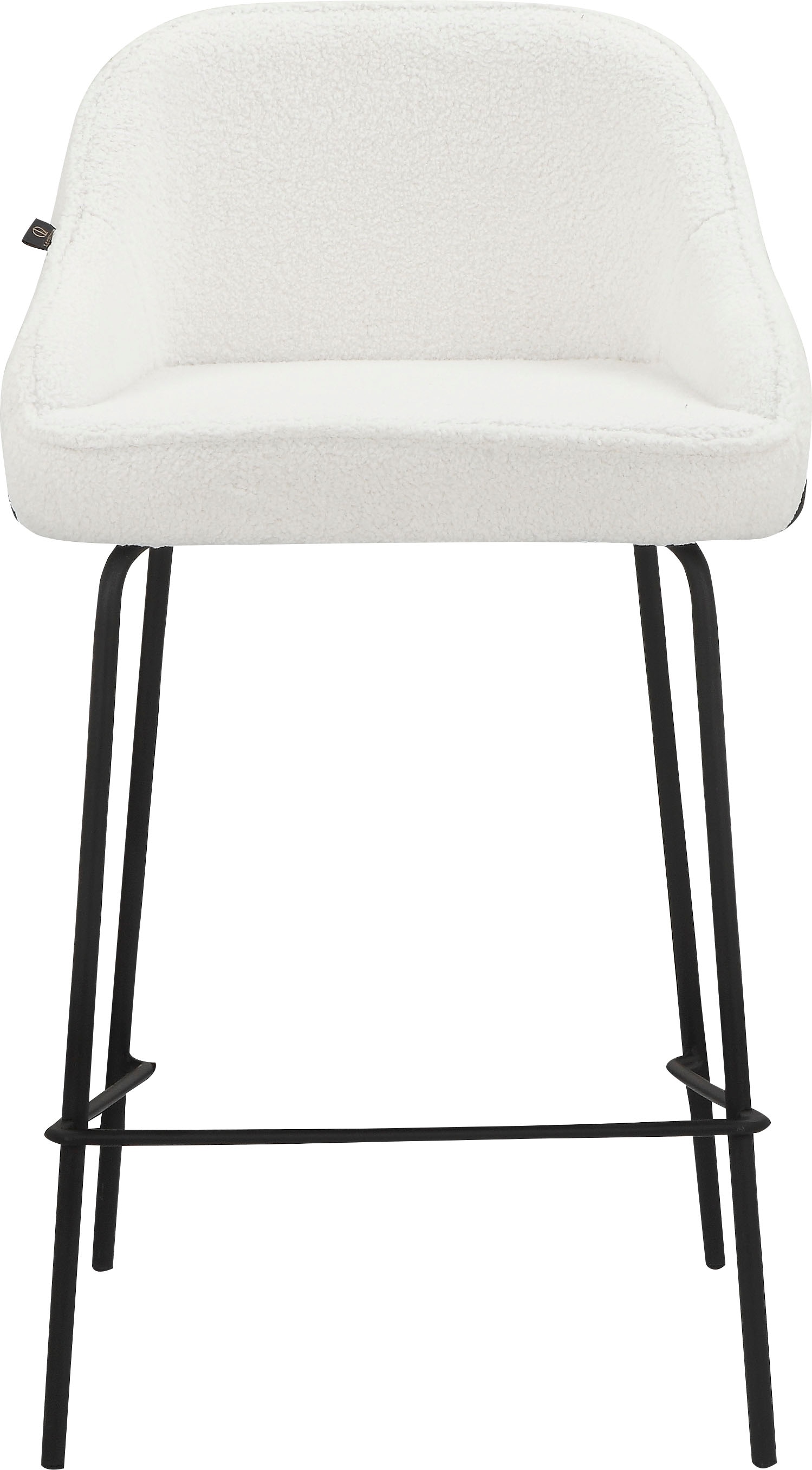 Leonique 4-Fußstuhl »Puant«, 2 St., Struktur, mit Stoff aus Polyester/recyceltem Polyester, Sitzhöhe 65 cm