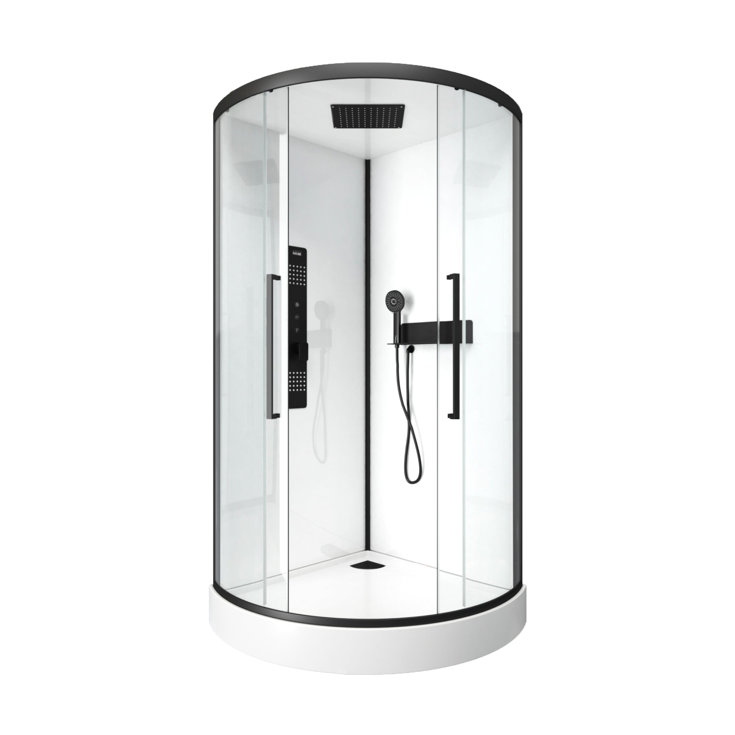 Marwell Komplettdusche »White Round«, inkl. Armaturen