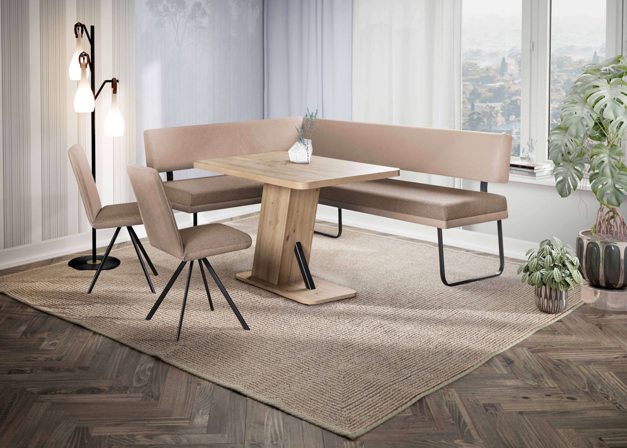 Home affaire Eckbank »Gabi Esszimmerbank, Bank, Küchenbank, Polsterbank«