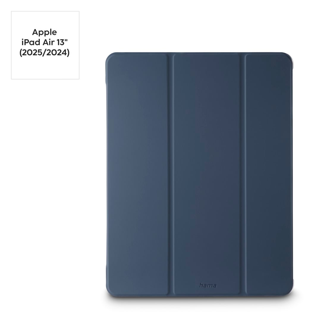 Hama Tablet-Hülle »Tablet-Hülle f. iPad Air 13", Standfunktion, transparente Rückseite« Tablet Standfunktion, transparentes Backcover, Magnetverschluss