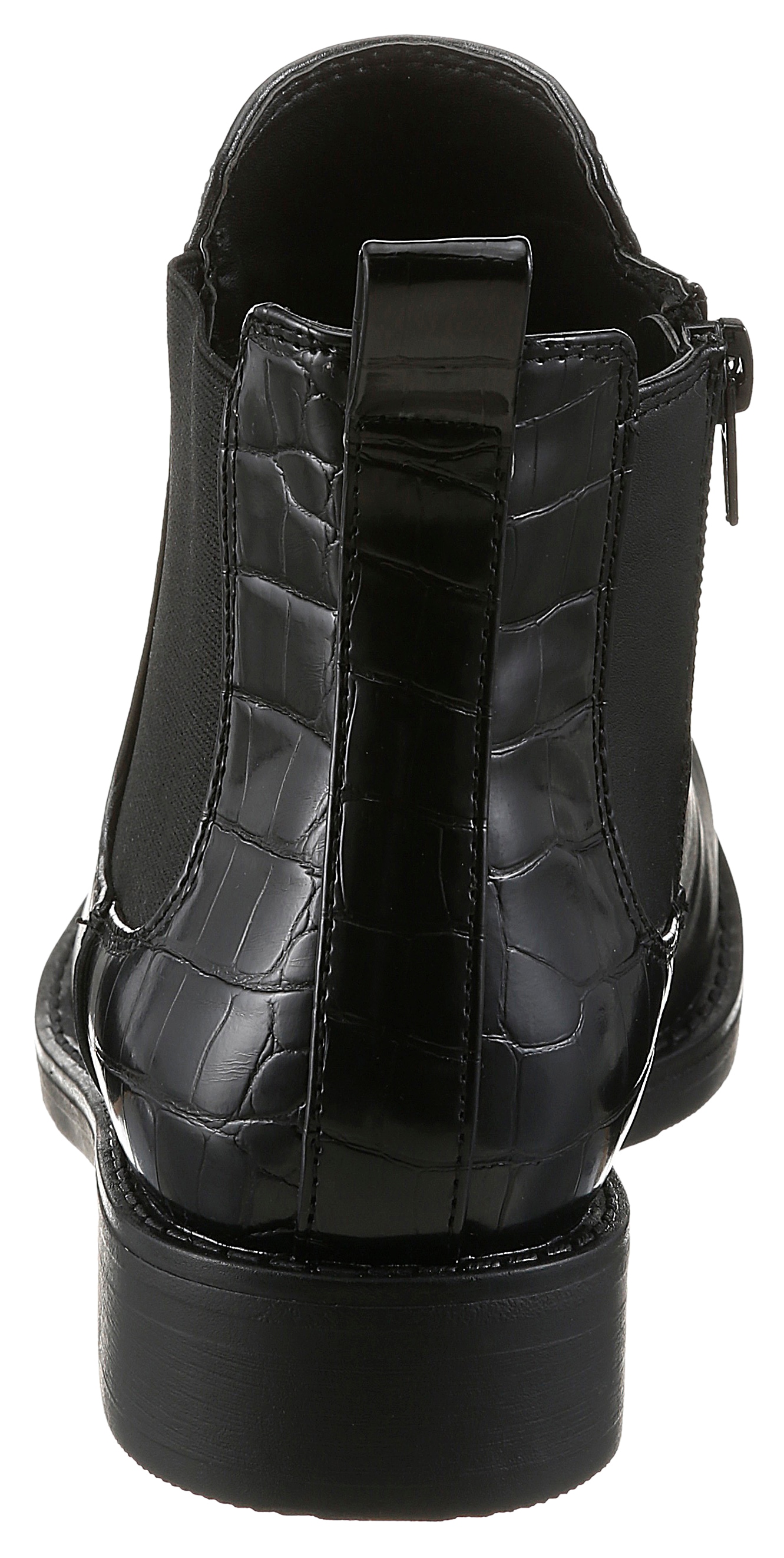 Aniston SHOES Chelseaboots  Ankle Boots mit Croco-Besatz - NEUE KOLLEKTION