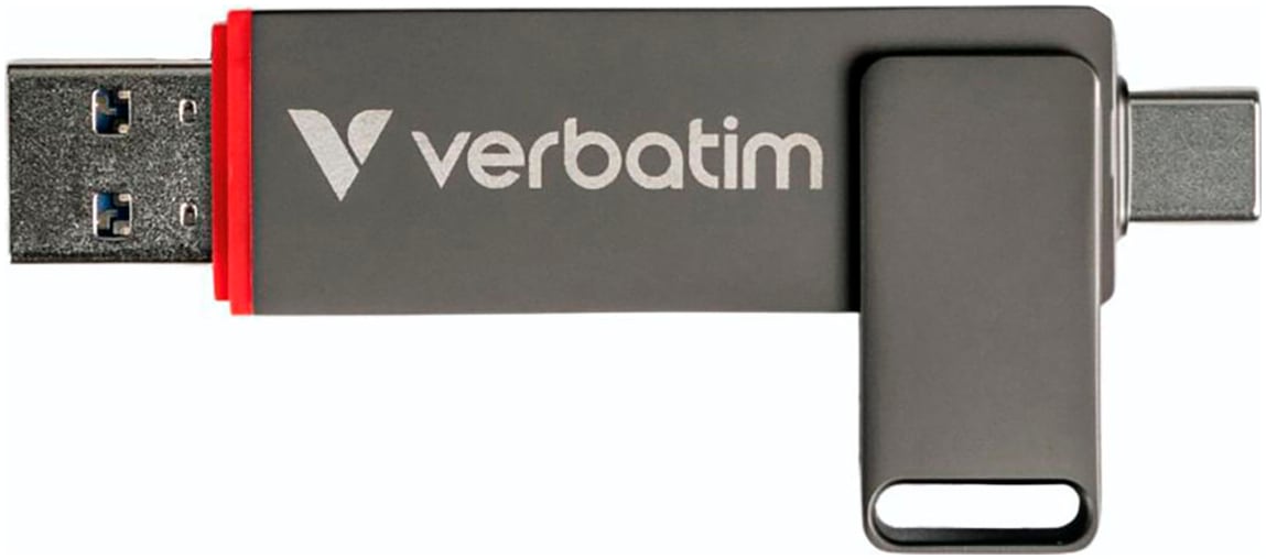 Verbatim USB-Stick »Dual QuickStick 128GB«, (USB 3.2 Lesegeschwindigkeit 510 MB/s)