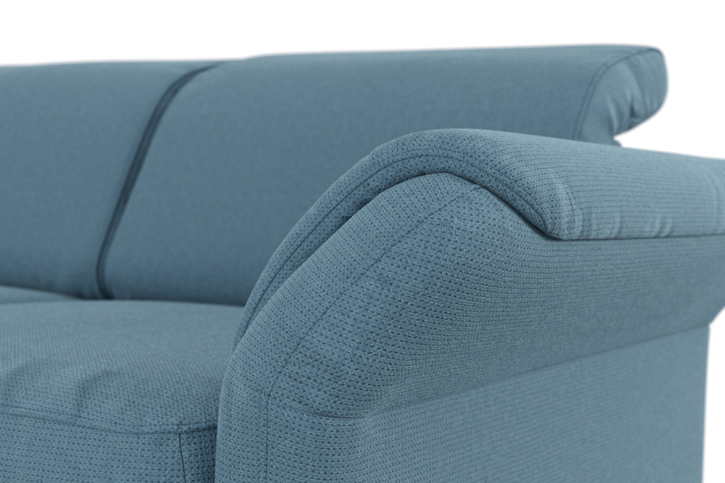 sit&more Ecksofa »Apulia L-Form«, wahlweise Bettfunktion, Bettkasten und Kopf- und Armteilverstellung