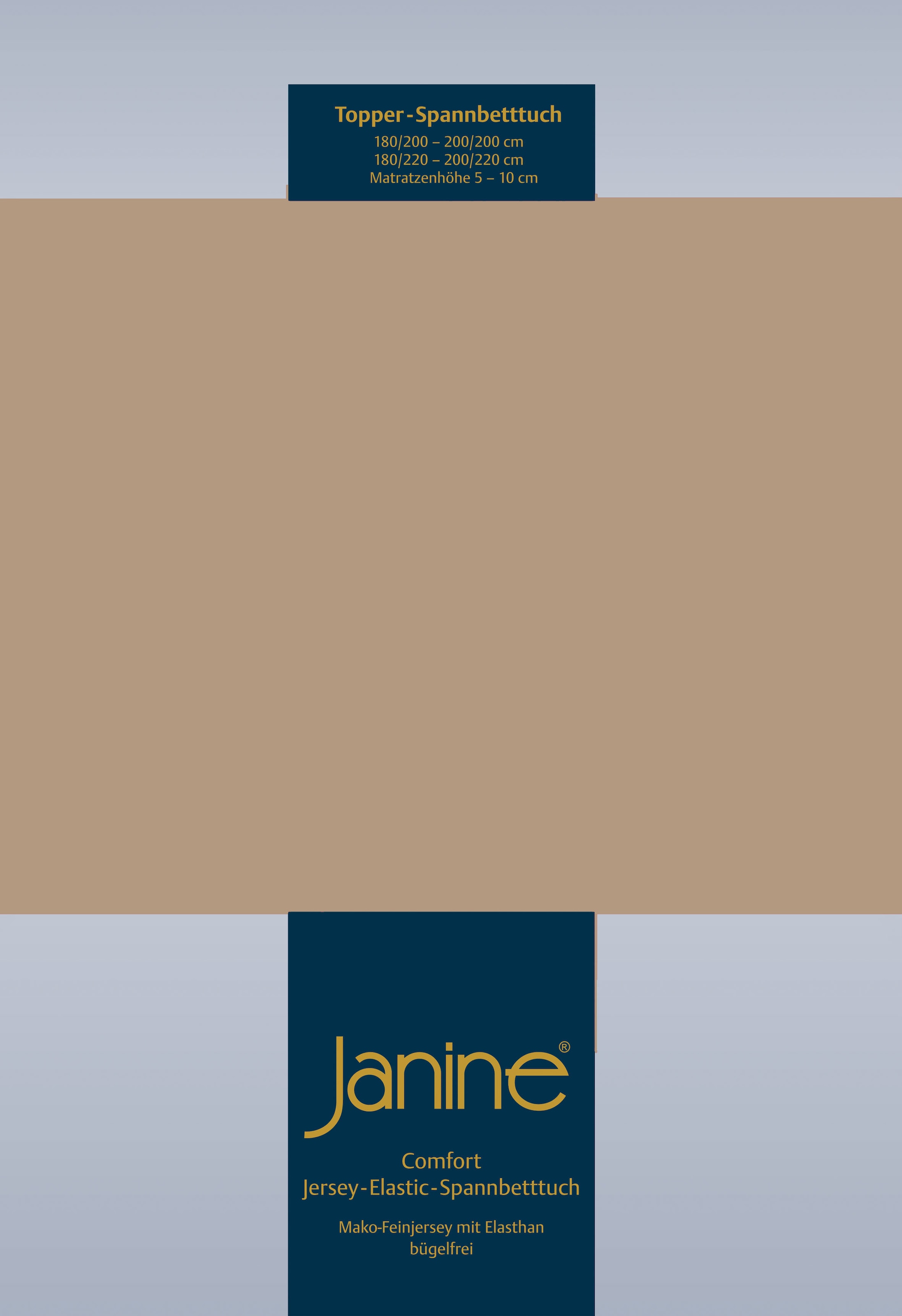 Janine Spannbettlaken »TOPPER 5001« mit Rundumgummizug