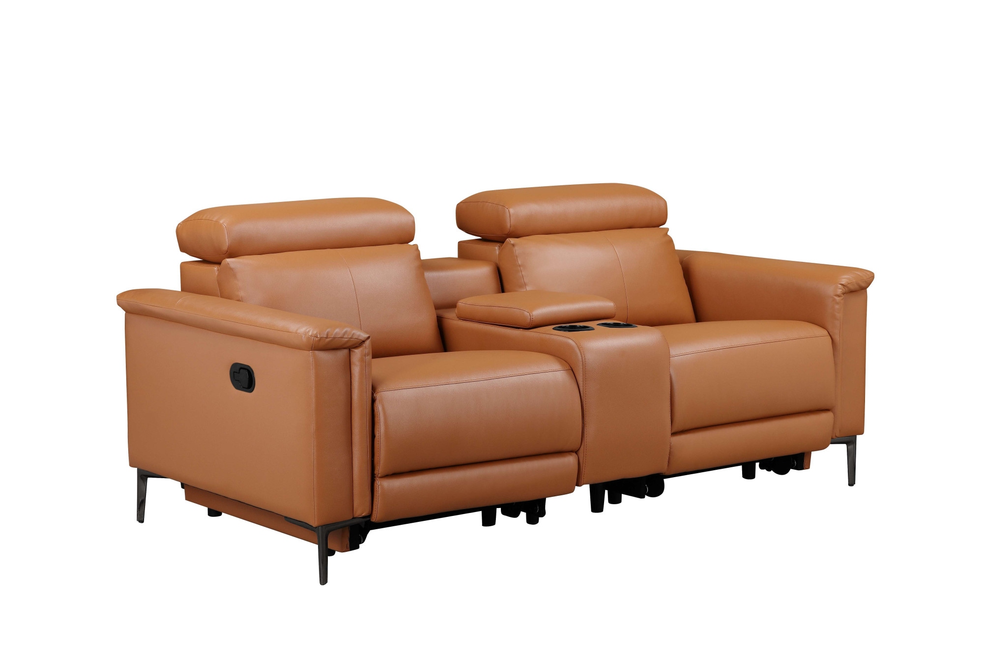 Places of Style 2-Sitzer »Lund, 2er-Kinosofa, TV-Sessel, Multimedia-Sofa, USB-A,«, m. elektrischer o. manueller Relaxfunktion, Getränkehalter u. Staufach