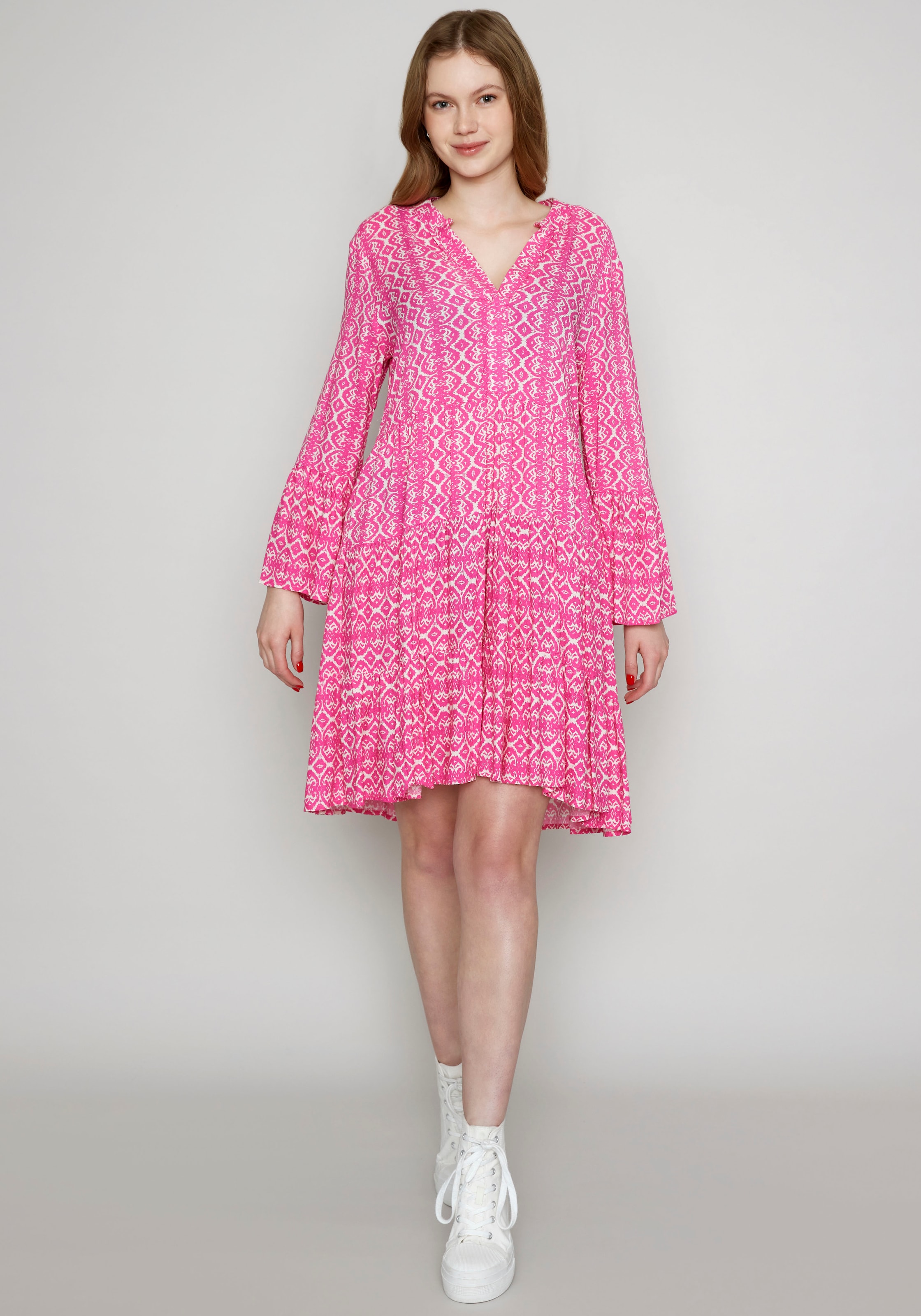 Sommerkleid im »Dress mit Me44lika«, Style ZABAIONE Volant Tunika kaufen