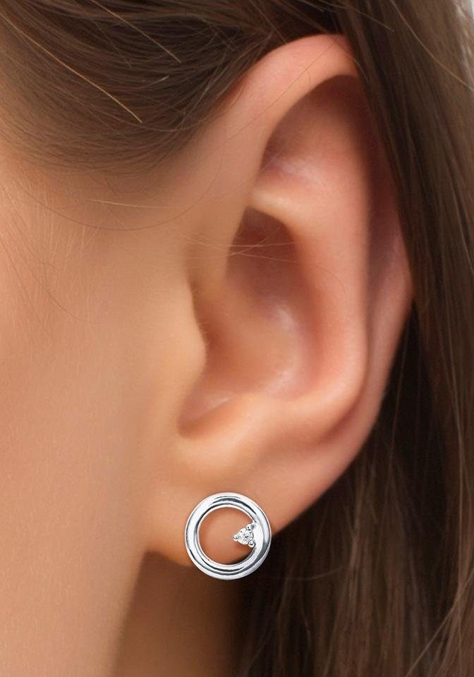 Amor Paar Ohrstecker »2026260« mit Zirkonia (synth.)