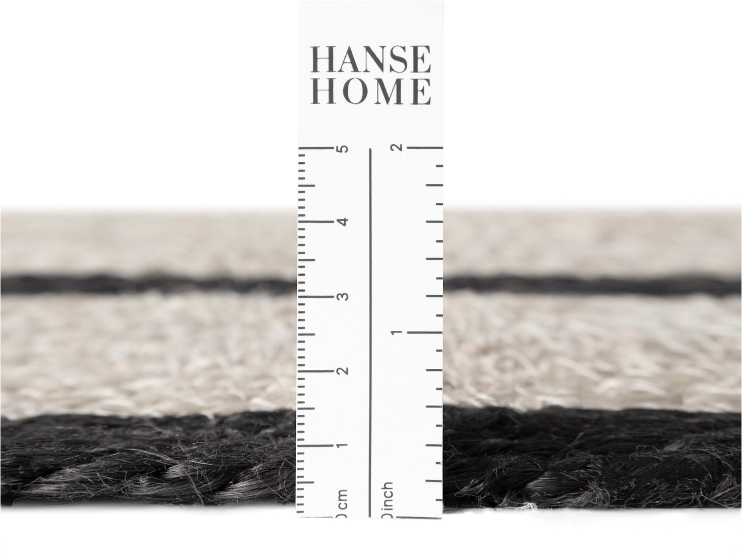 HANSE Home Teppich »Lina« rund 7 mm Höhe Jute, Handgemacht, Rund, Wohnzimmerteppich, Naturteppich