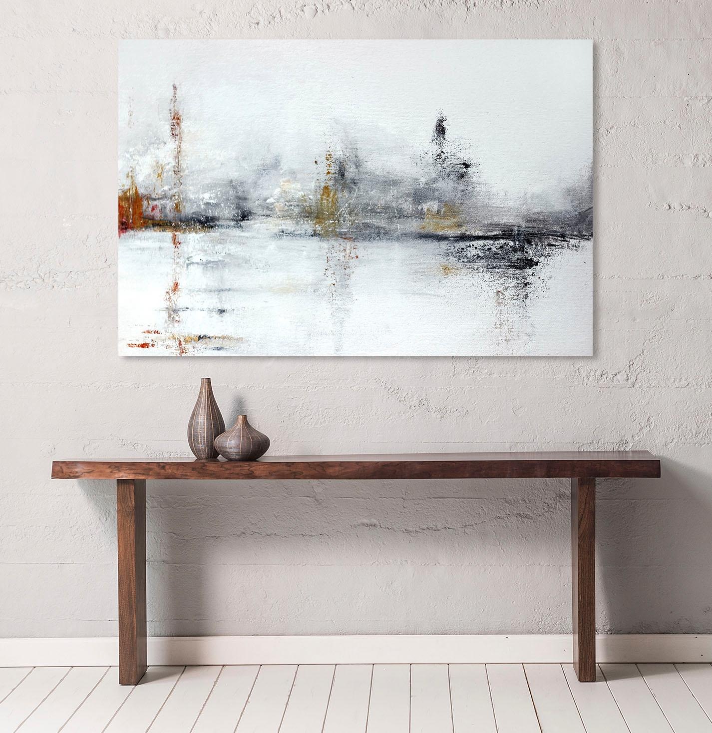 Places of Style Leinwandbild »Marmoroptik«, Abstrakte-Kunst-Modern-Spa-Spa günstig online kaufen