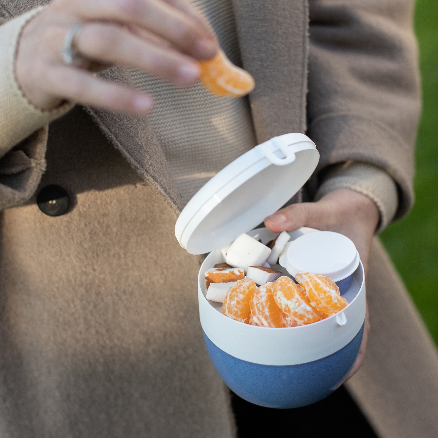 KOZIOL Lunchbox »BENTOBOX M«, (1 tlg.), spülmaschinengeeignet, melaminfrei, 400 ml