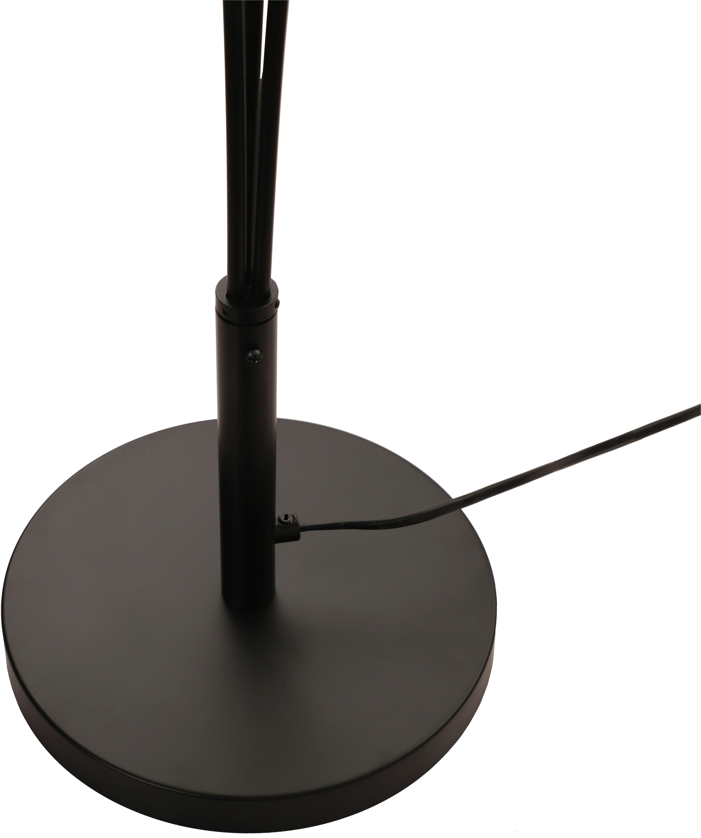 Home affaire Stehlampe »Ahrhütte«, 3 flammig, Leuchtmittel E14 | ohne Leuchtmittel, Stehlampe, 3-flammig mit Leinenschirmen, 148 cm hoch