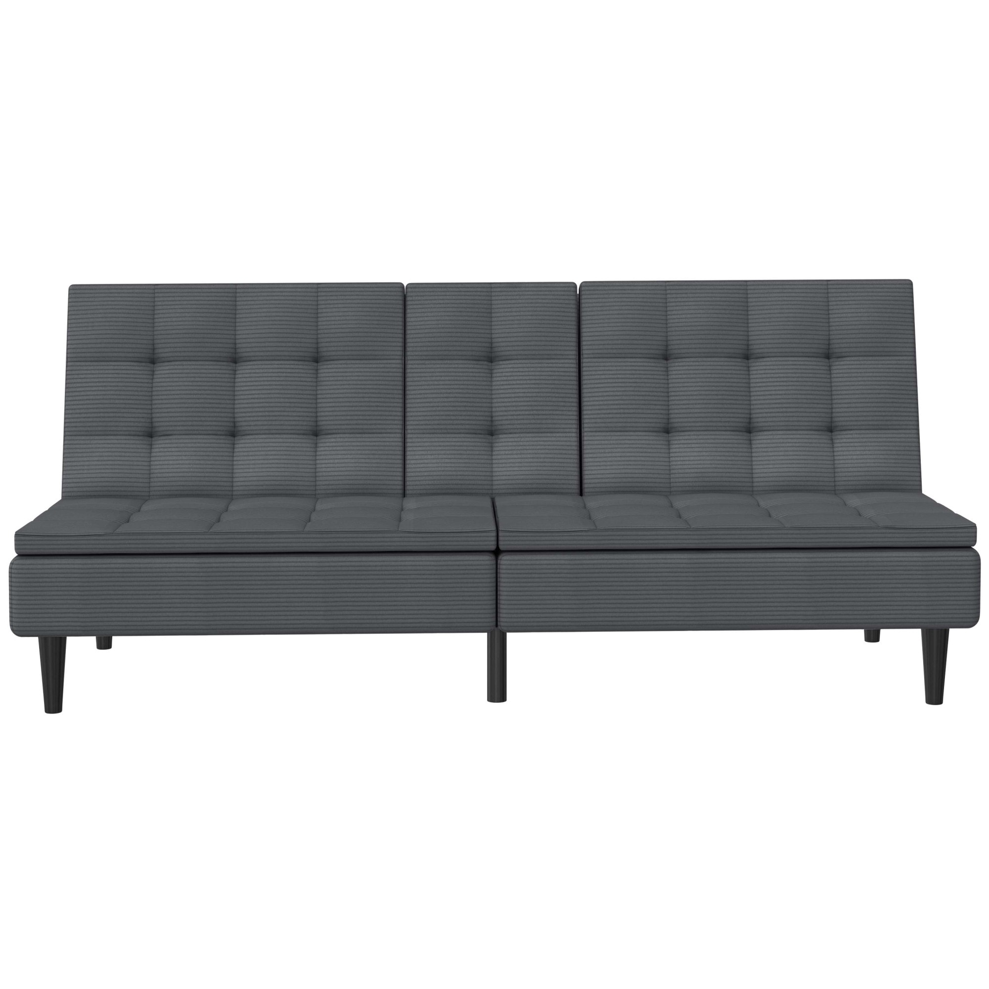 Dorel Home Schlafsofa »MAINE, Kinosofa mit Relax- und Bettfunktion, 2 Getränkehalter,«, Liegefläche 190 x 110 cm, in Cord