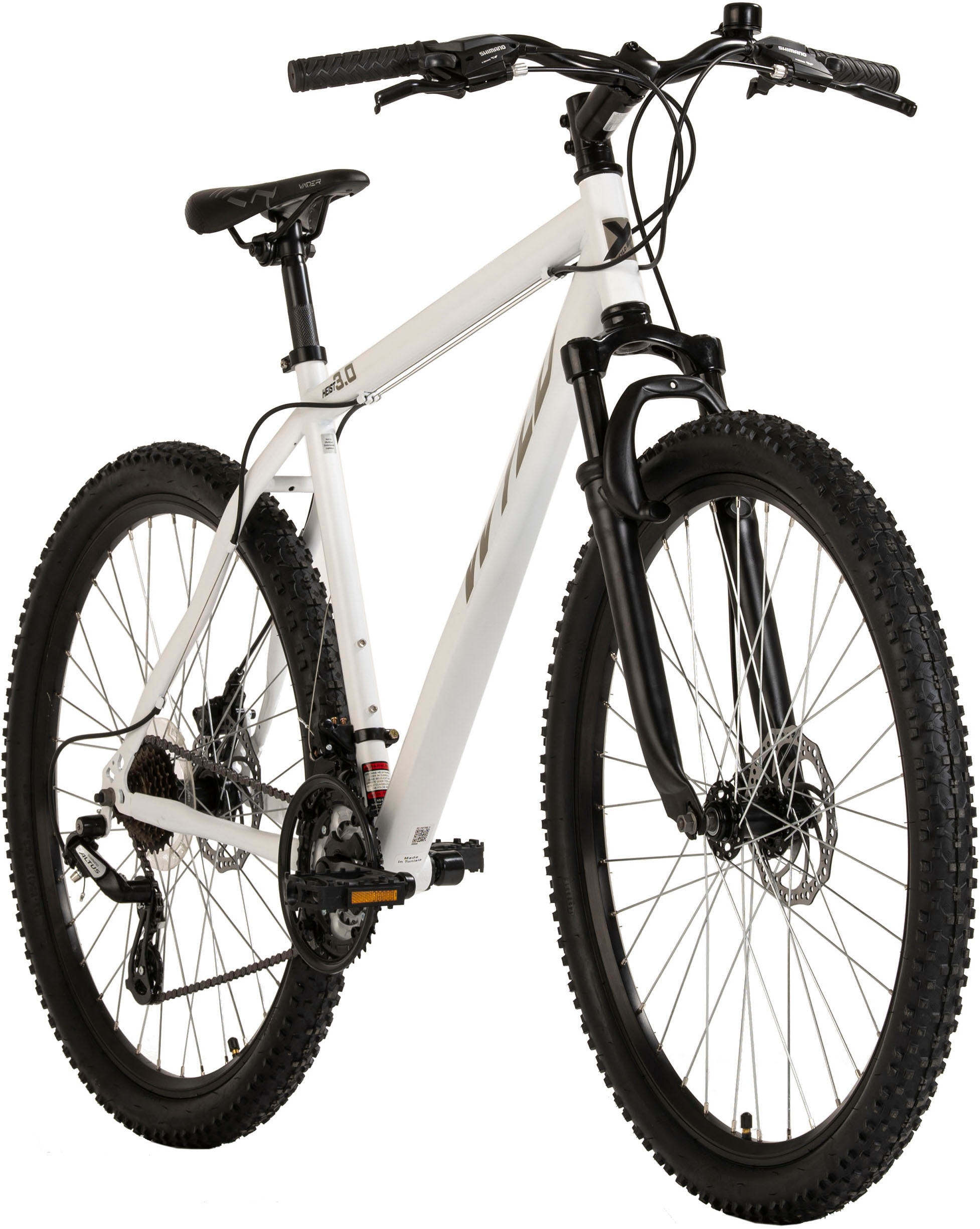 WYLD Mountainbike »Mountainbike Hardtail 27,5“ Heist weiß 24 Gänge RH 51 cm«, 24 Gang, Kettenschaltung