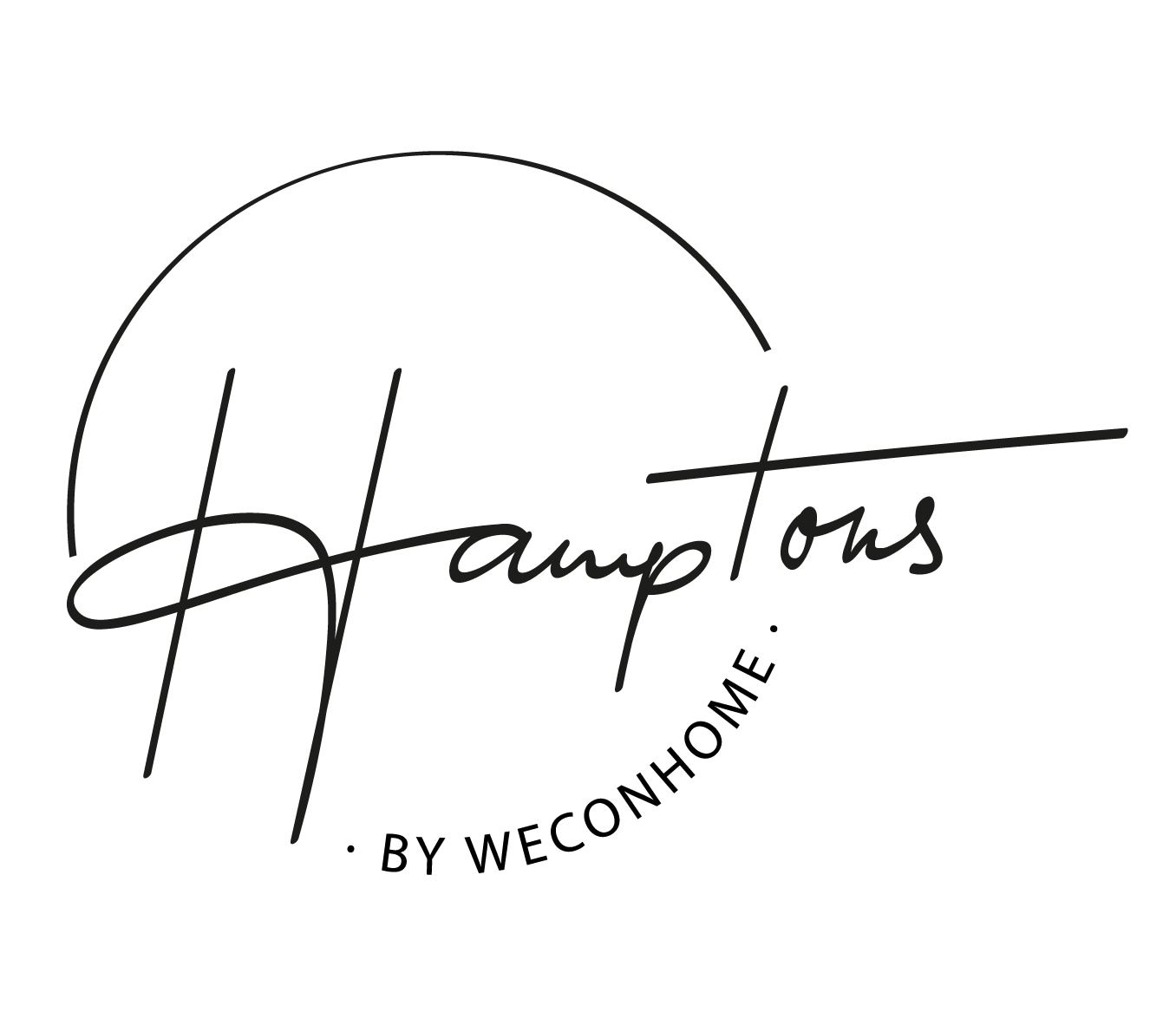 Wecon home Teppich »Hamptons TWENTYEIGHT«, rund, 15 mm Höhe, Kurzflor, Wohnzimmer, Schlafzimmer, elegant, robust, Lineares Design