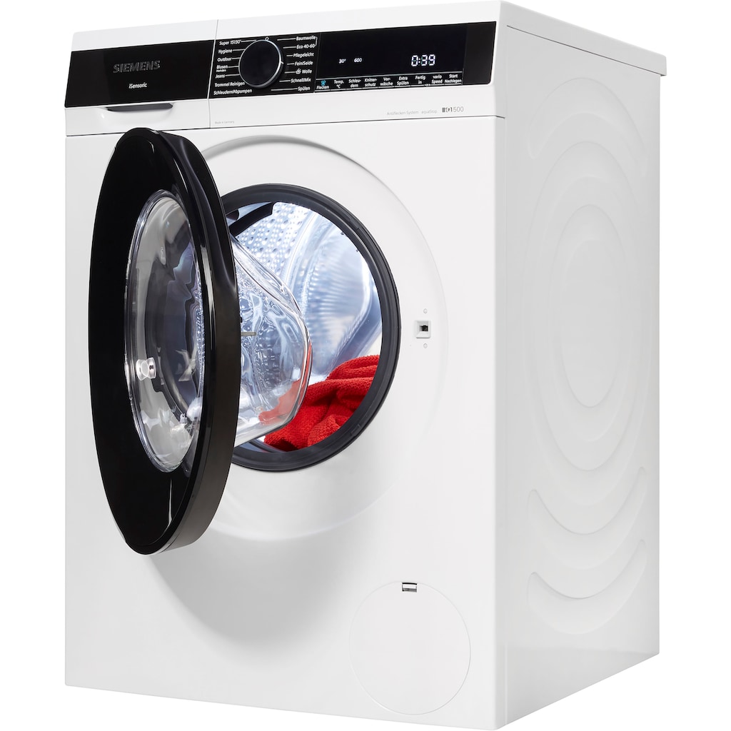 SIEMENS Waschmaschine »WG44G2MECO«, WG44G2MECO, 9 kg, 1400 U/min, 4 Jahre Garantie, Made in Germany