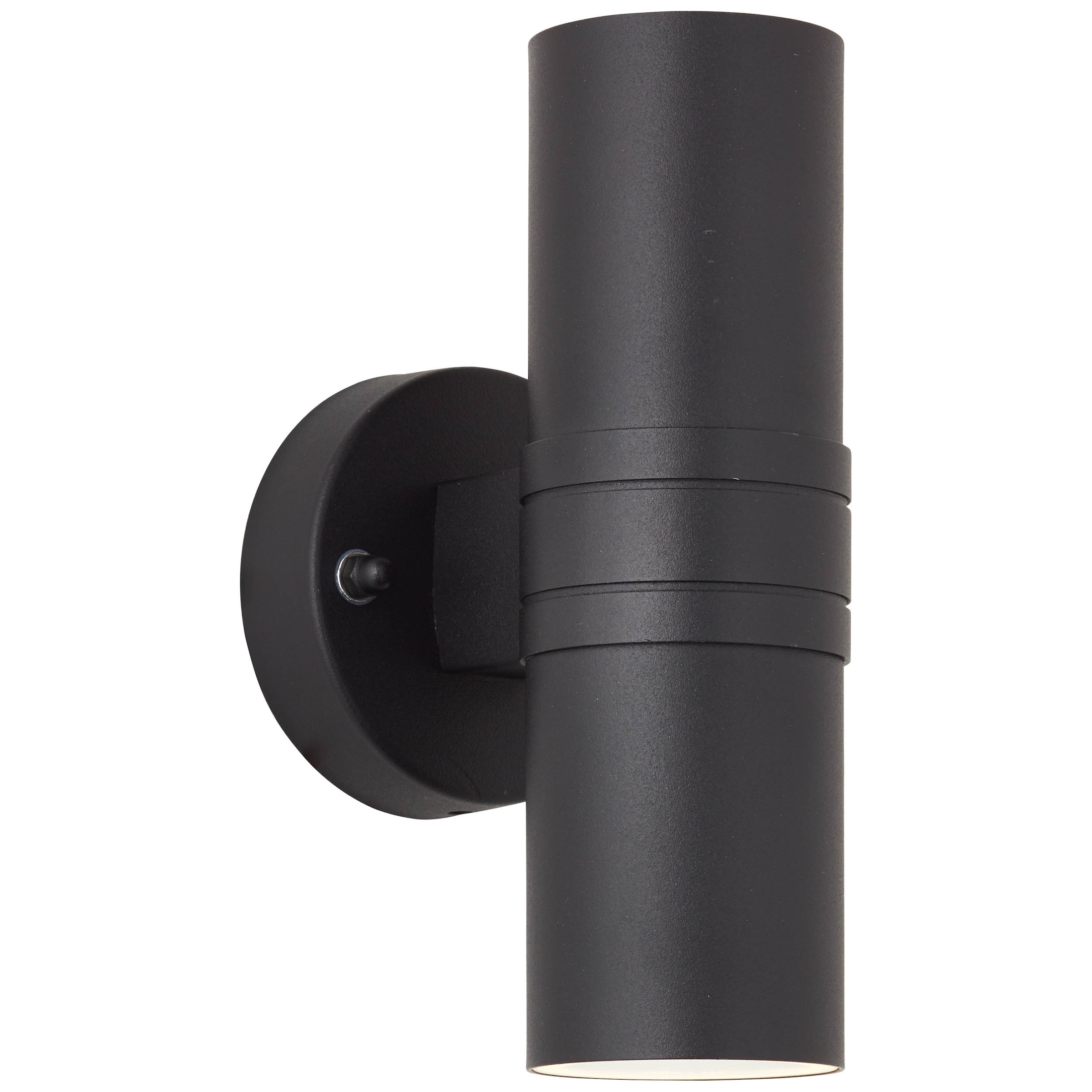 Brilliant Außen-Wandleuchte »Hanni«, 2 flammig, Leuchtmittel GU10 | LED wechselbar, LED Außenwandlampe 2flg schwarz