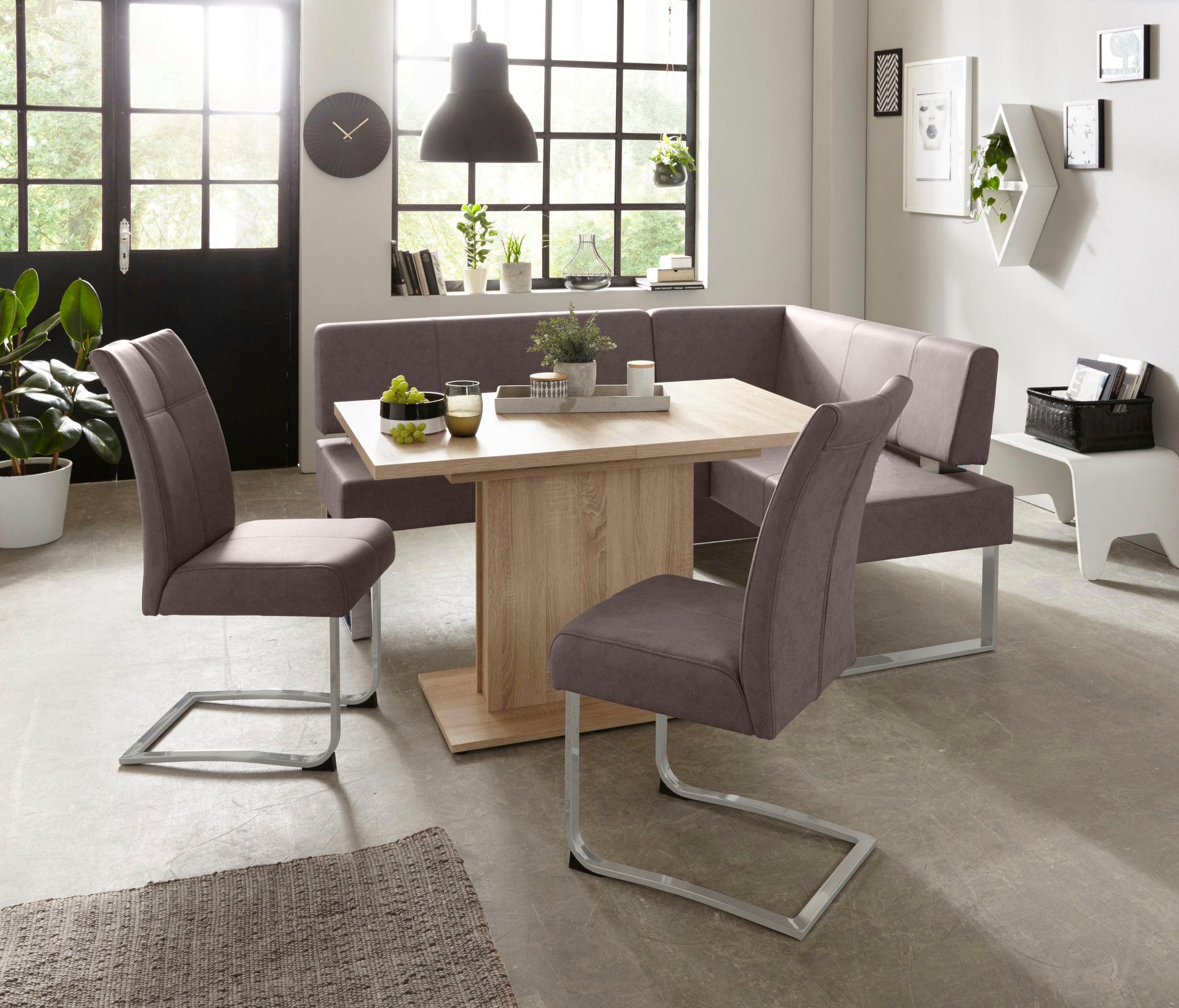 Home affaire Freischwinger »Rab« (Set) 2 Stk.Bezug in verschiedenen Qualitä günstig online kaufen