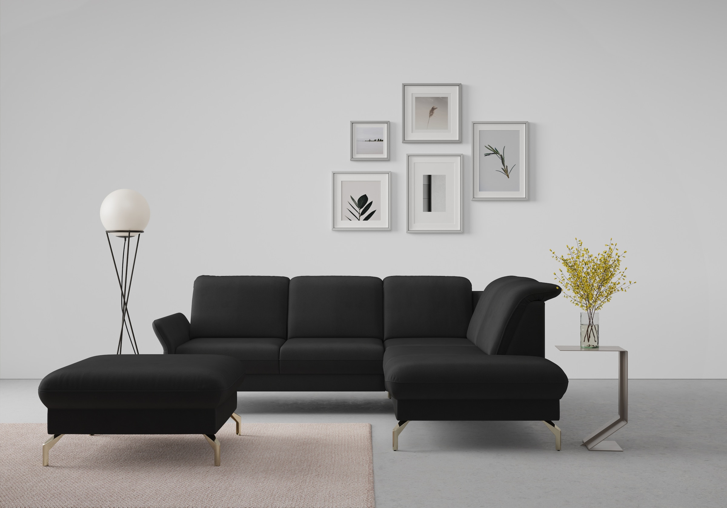 sit&more Ecksofa "Fashion L-Form", wahlweise mit Kopfteilverstellung, Vorzi günstig online kaufen