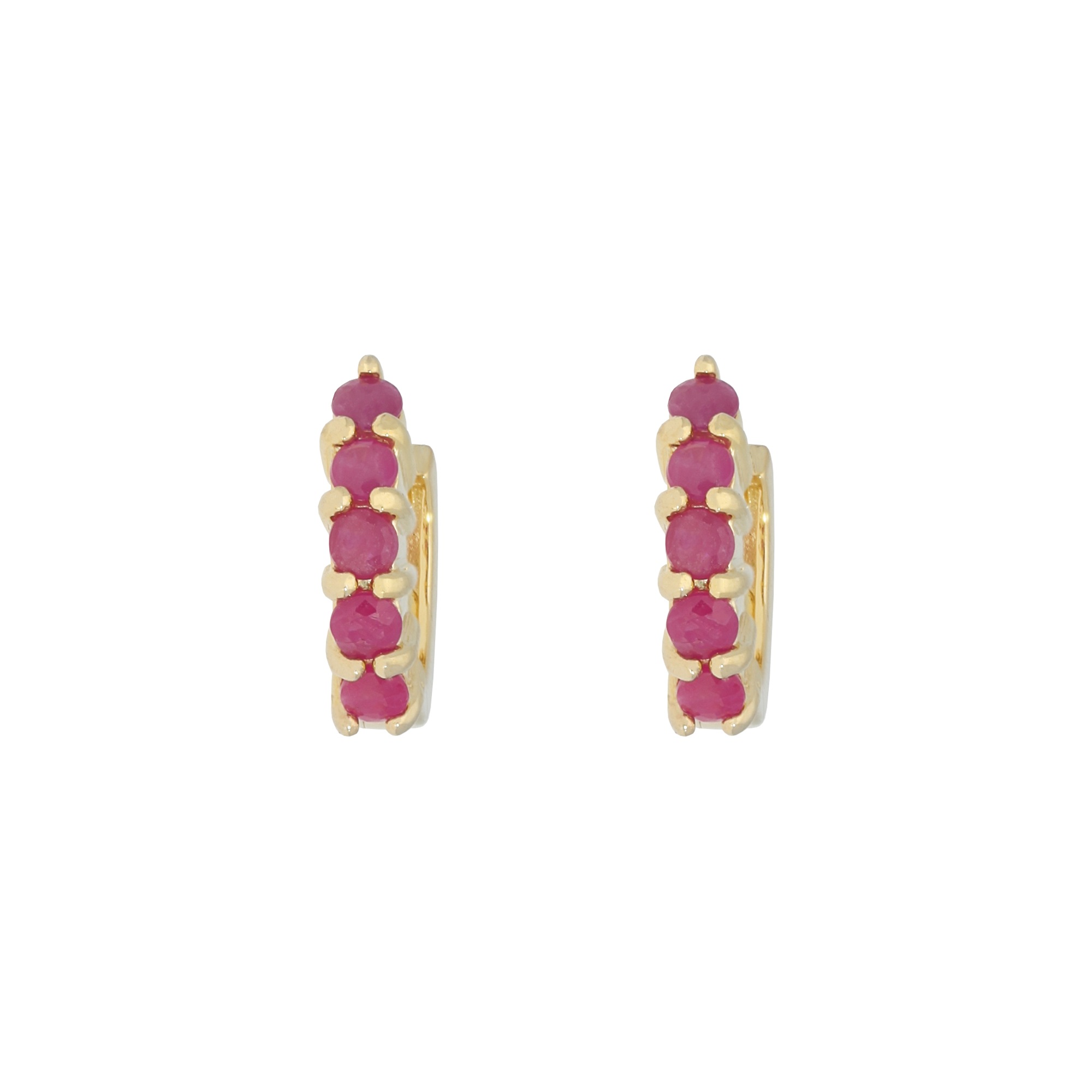 Vivance Paar Creolen »stylish rubies«