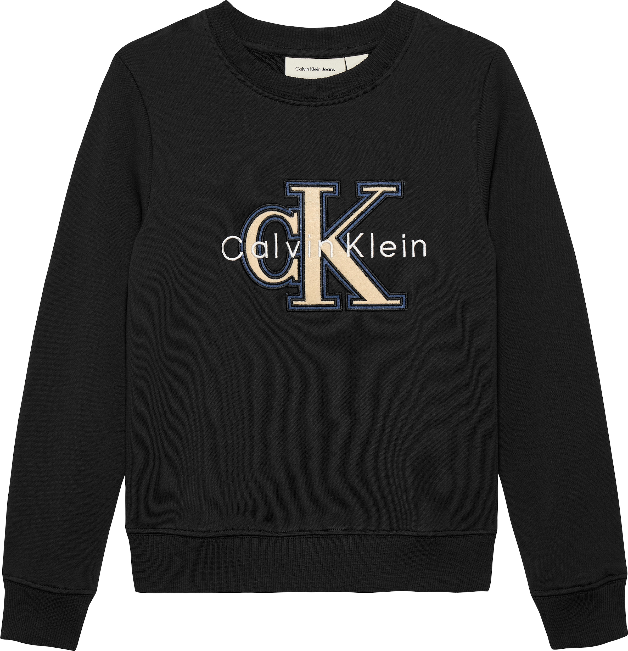 Calvin Klein Jeans Sweatshirt »FESTIVE MONO SWEATSHIRT«, für Kinder bis 16 Jahre, Applikation