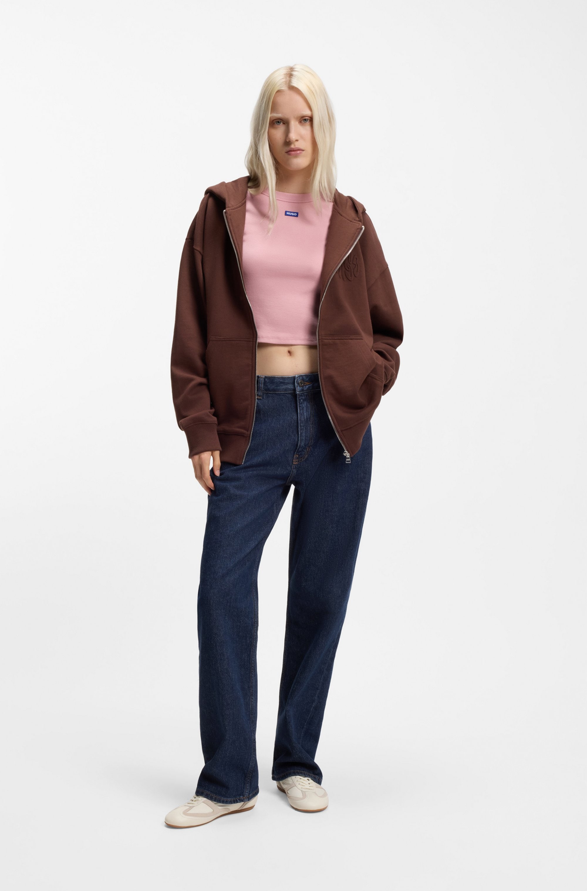 HUGO Straight-Jeans »Elyah« mit extra Länge, Mid Rise