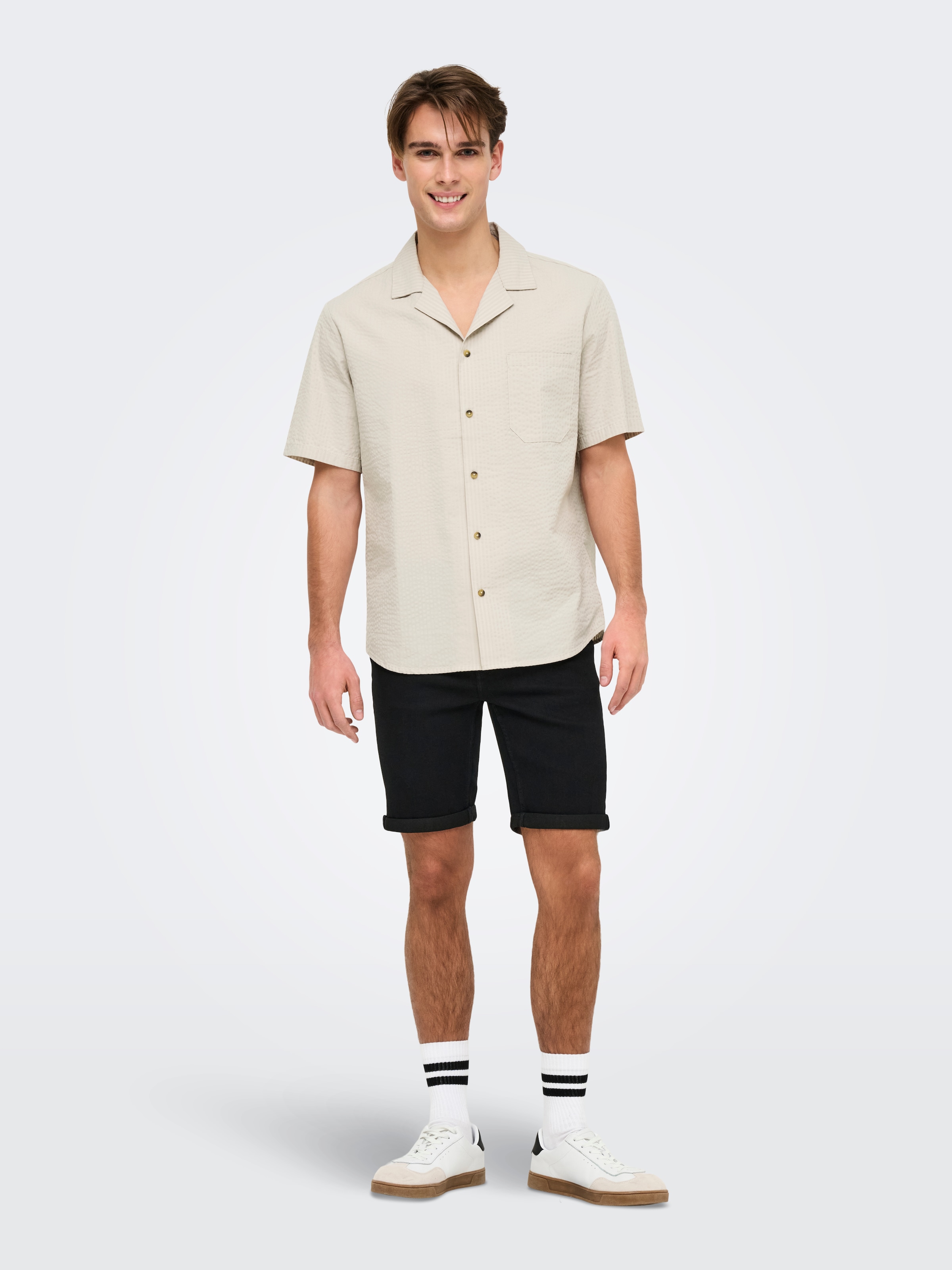 ONLY & SONS Kurzarmhemd »ONSEYE RESORT SEERS 0009 SHIRT NOOS«