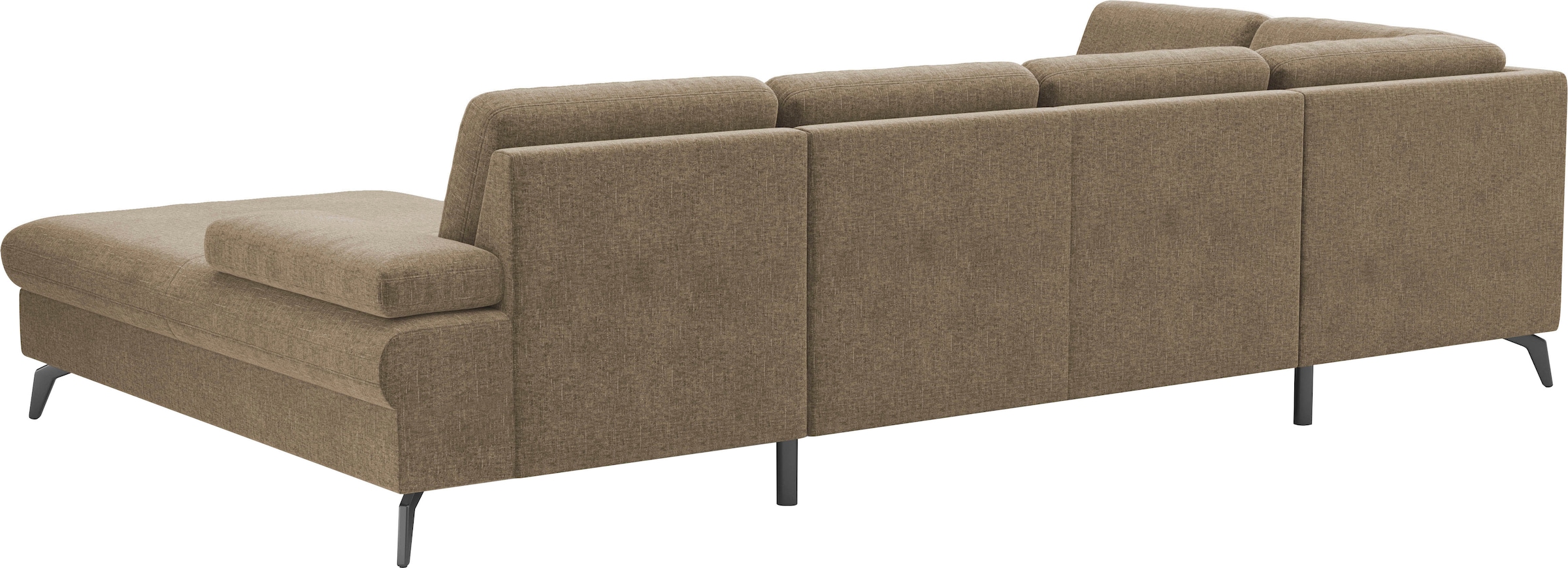 sit&more Wohnlandschaft »Morris Jubi U-Form«, inkl. Armteilfunktion und 1 Zierkissen, wahlweise mit Bettfunktion