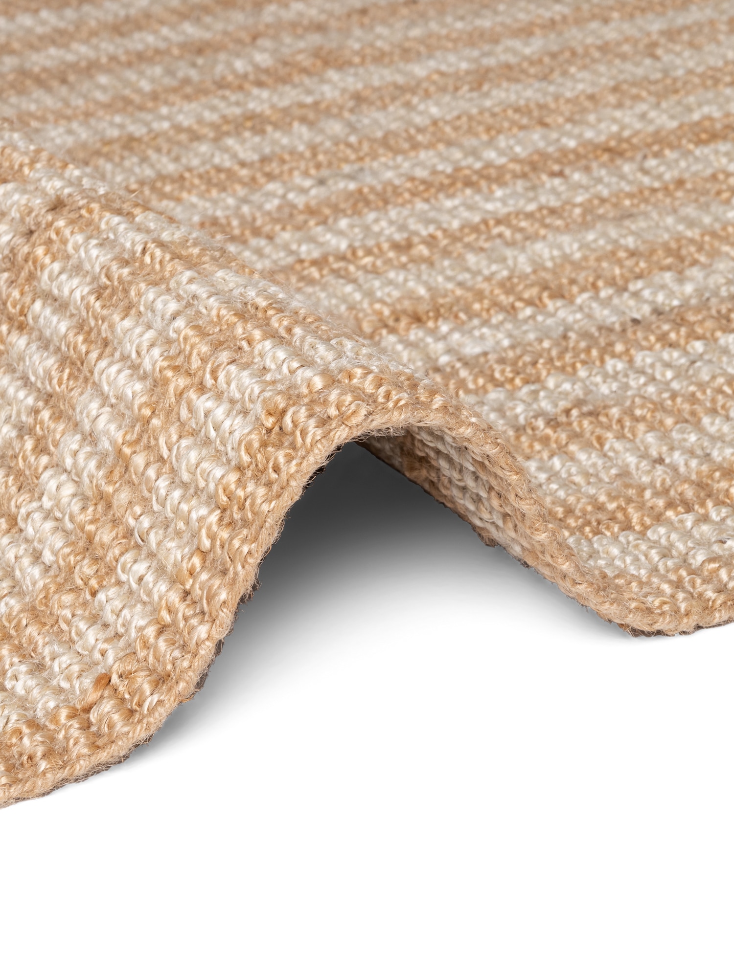 ELLE DECORATION Teppich »Juteteppich Amber« rechteckig 10 mm Höhe Jute, Natur, Wohnzimmer, Esszimmer, Schlafzimmer, Flur, Modern, Boho