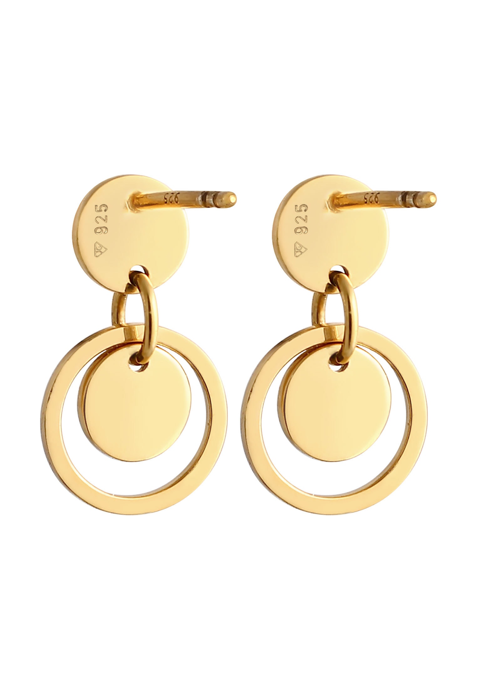 Elli Paar Ohrstecker »Kreis Rund Geo Trend Hippie 925 Silber«