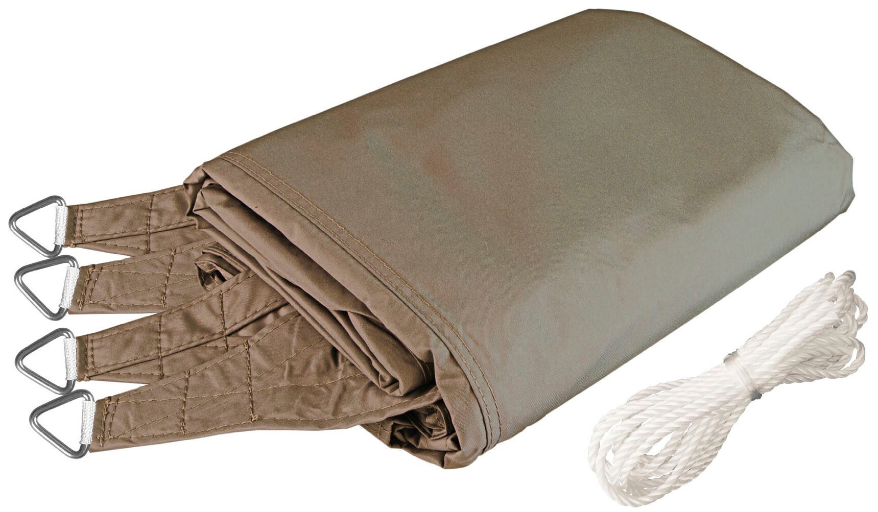Windhager Sonnensegel »Cannes Quadrat« 3x3m, taupe