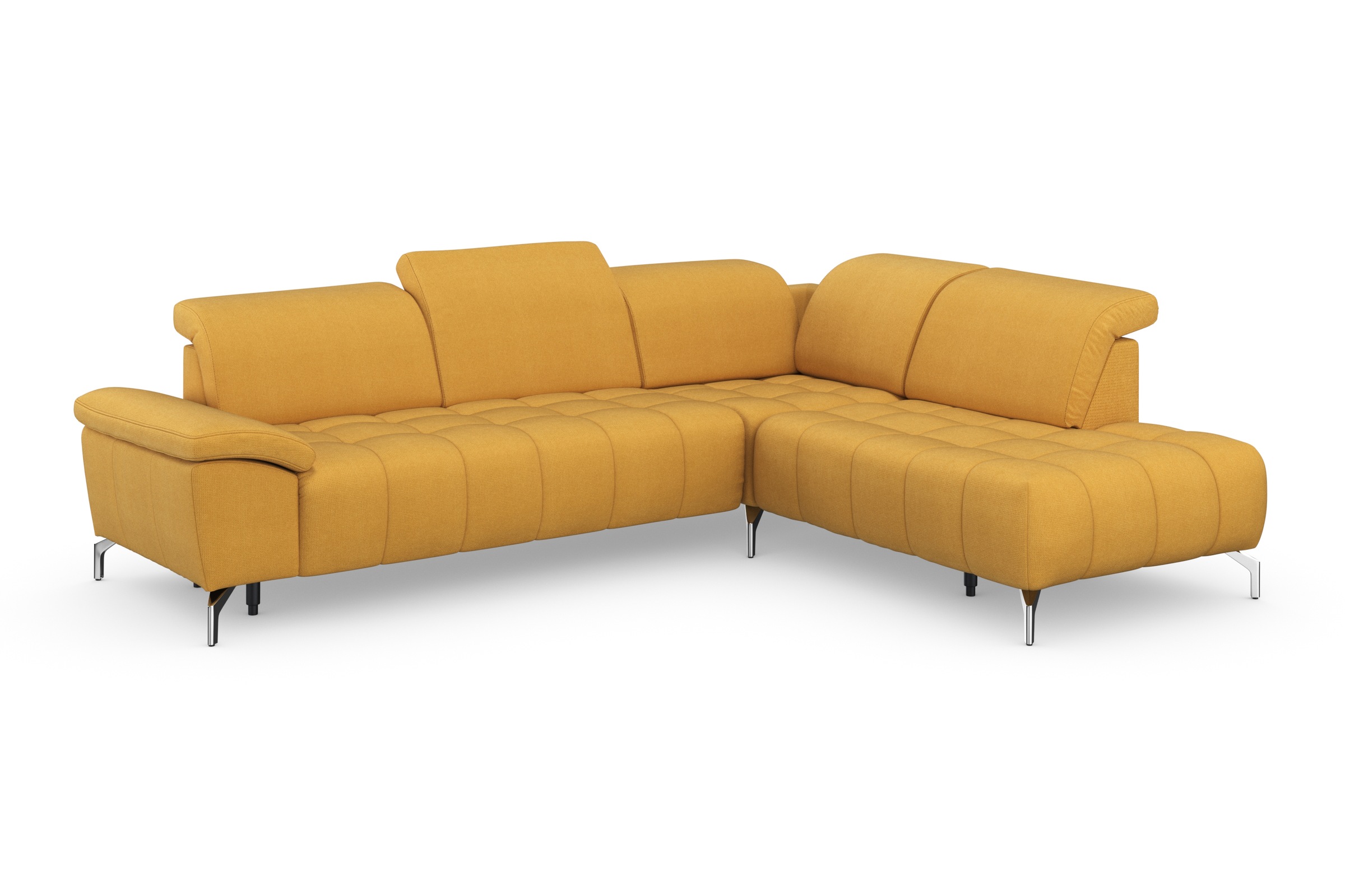 sit&more Ecksofa »Cool L-Form«, wahlweise mit Kopfteilverstellung und Vorziehsitz, motorisch
