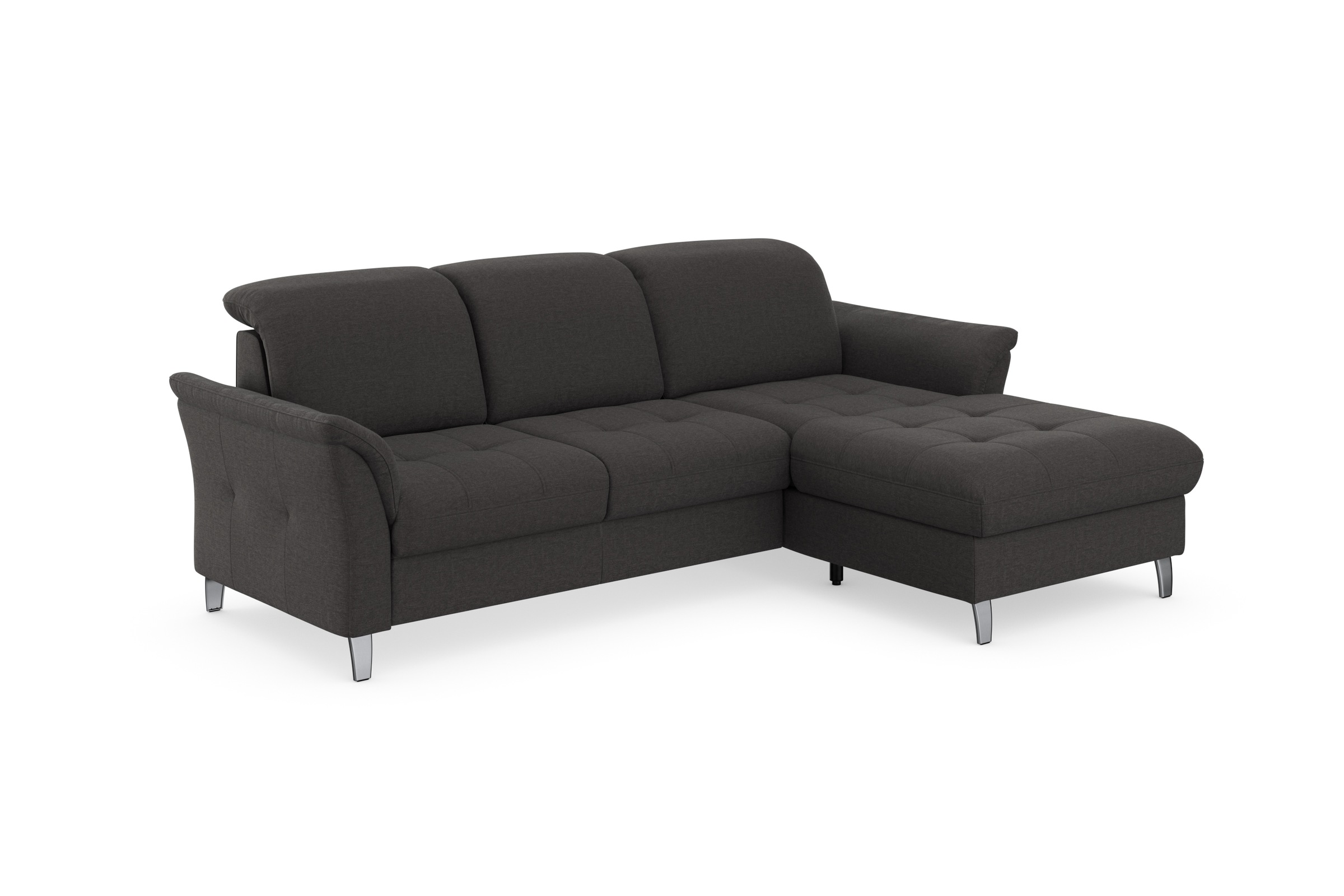 sit&more Ecksofa »Maggiore L-Form«, wahlweise mit Kopfteilverstellung, Bettfunktion und Bettkasten