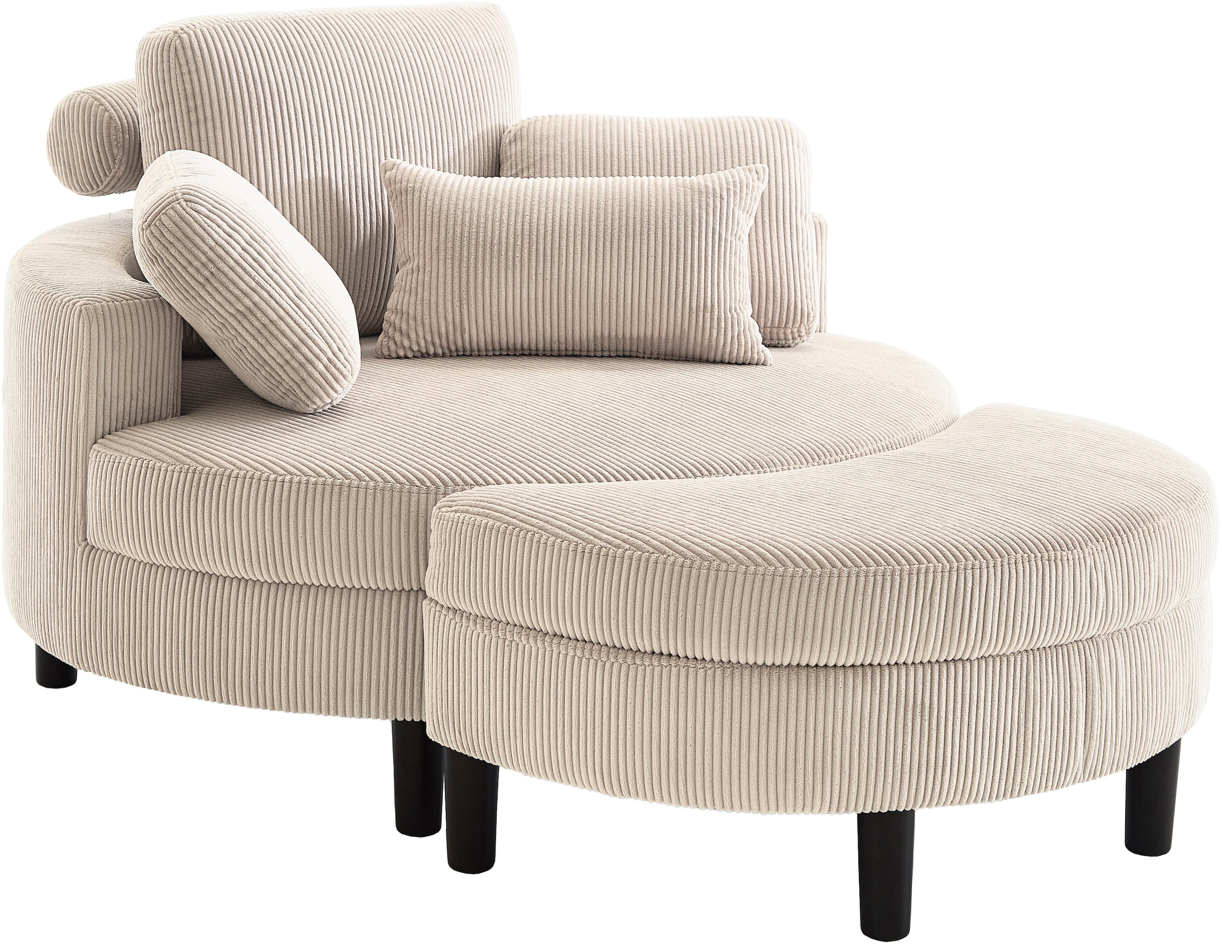 ATLANTIC home collection Loveseat »Ravi, B: 114 cm« XXL- Sessel, mit Staura günstig online kaufen