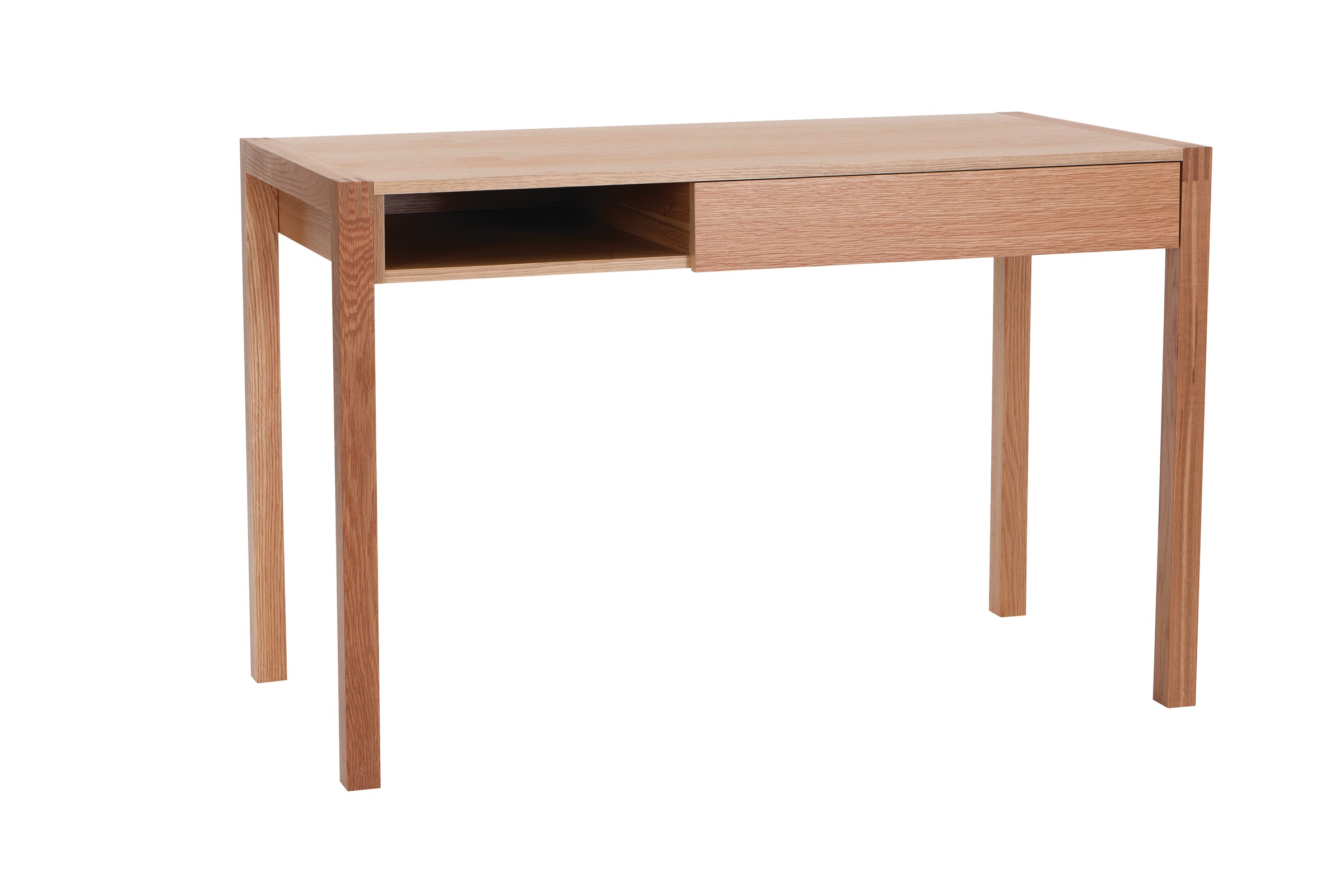Woodman Schreibtisch »New« mit offenem Regal und Schublade, Holzfurnier aus günstig online kaufen