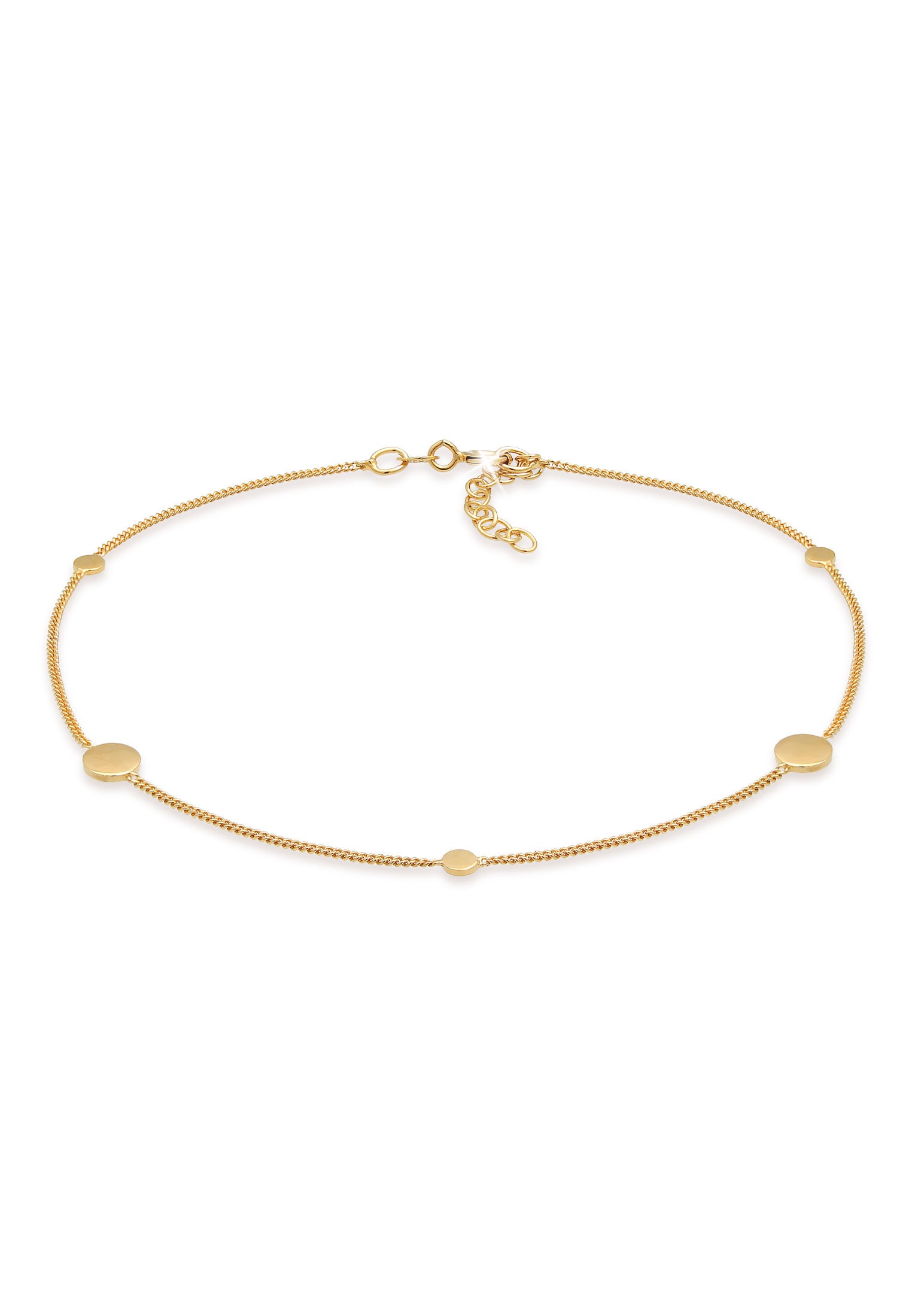 Elli Fußkette »Coin Kreis Disc Trend Minimal 925 Sterling Silber« kaufen