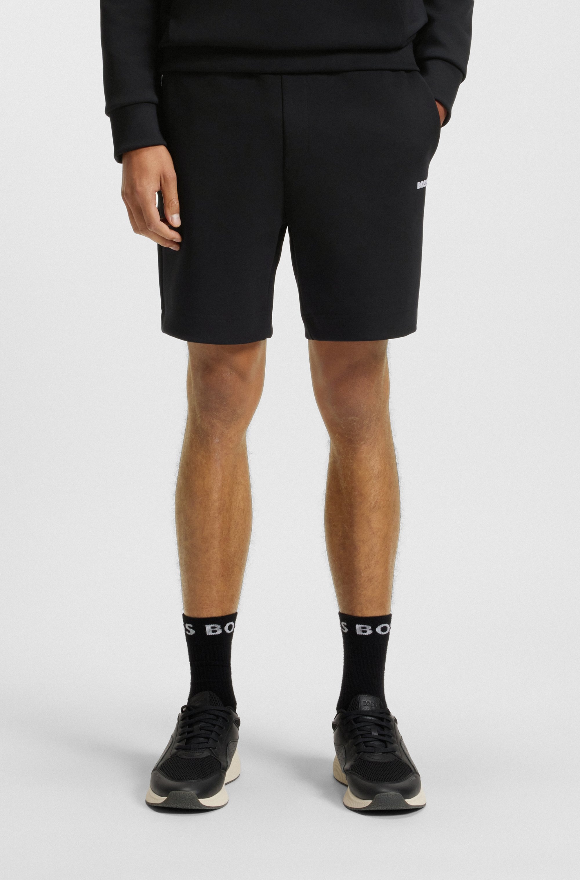 Boss Green Sweatshorts »Shorts Zone« Mit Streifendetails Sweatpants Freizeithose