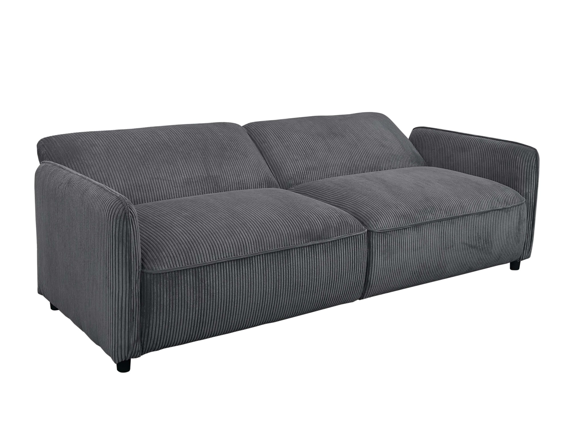 Dorel Home 3-Sitzer »ALICIA Schlafsofa 209 cm«, Bettfunktion (110/190cm), verstellbare Rückenlehne, Cord, Velours