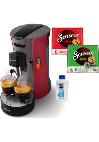 Kaffeepadmaschine »Select CSA240/90«, aus 21% recyceltem Plastik und mit 3...