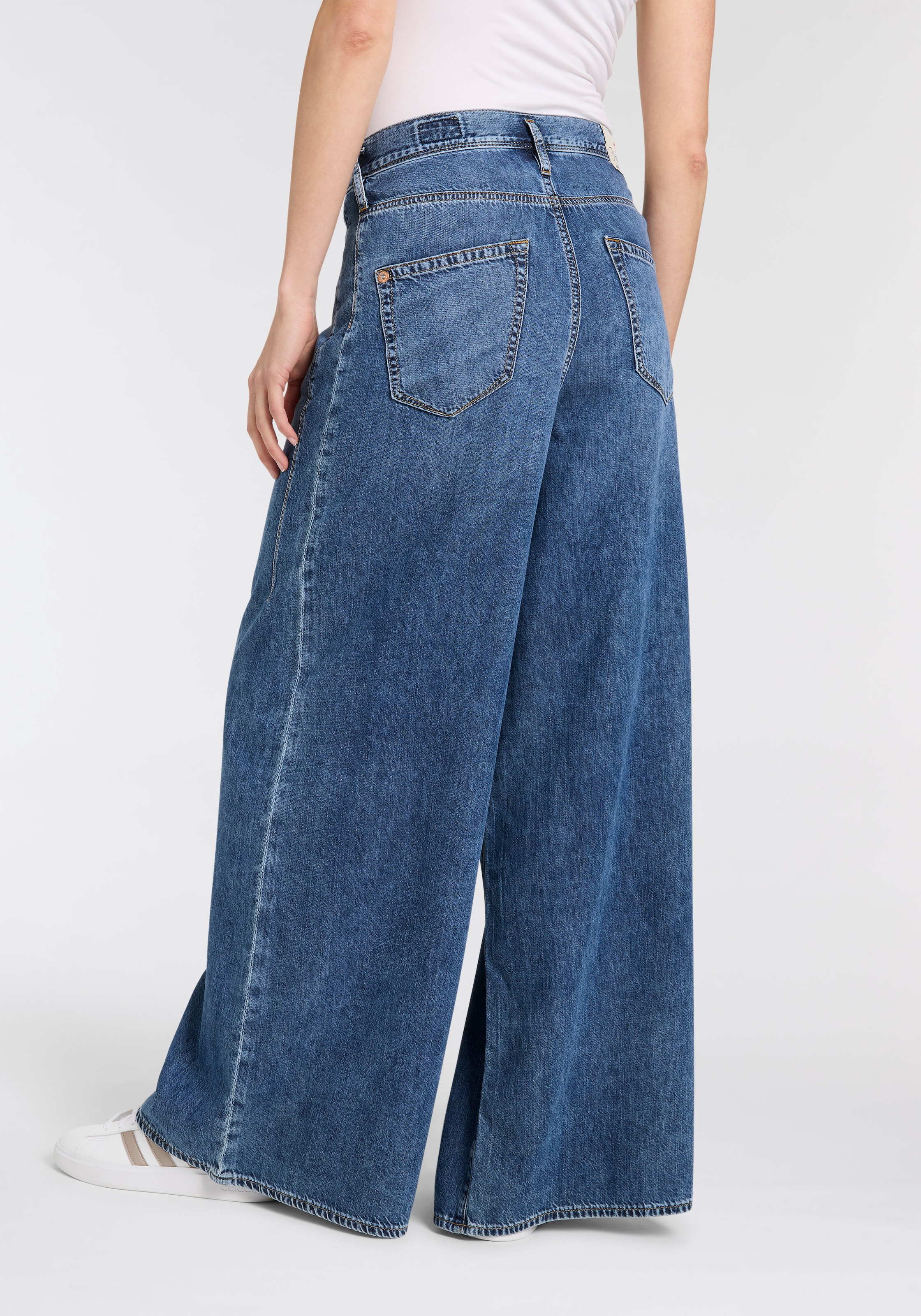 Herrlicher Weite Jeans »Shyra Palazzo Denim Light«