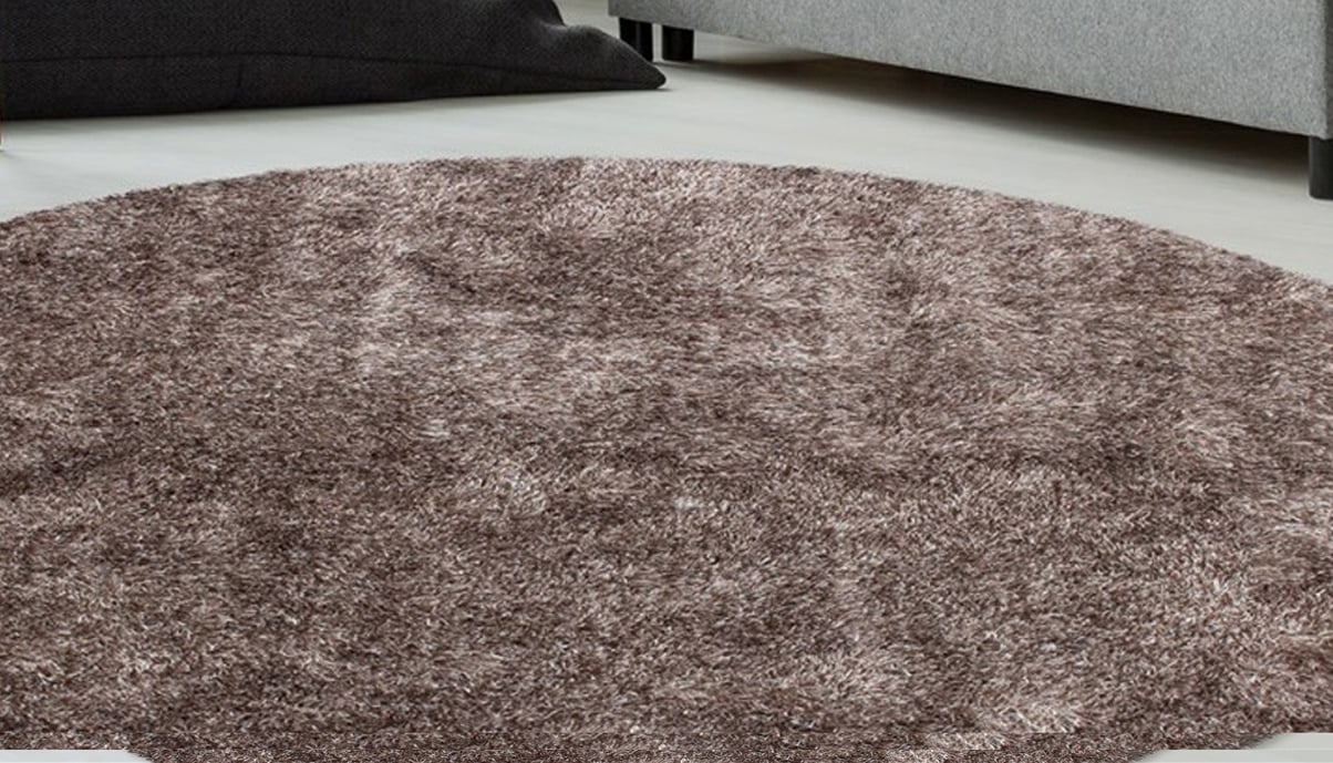 Kayoom Hochflor-Teppich »Diamond 700«, rund, 45 mm Höhe, weiche Microfaser, Langflor, Shaggy, Melange, Wohnzimmer