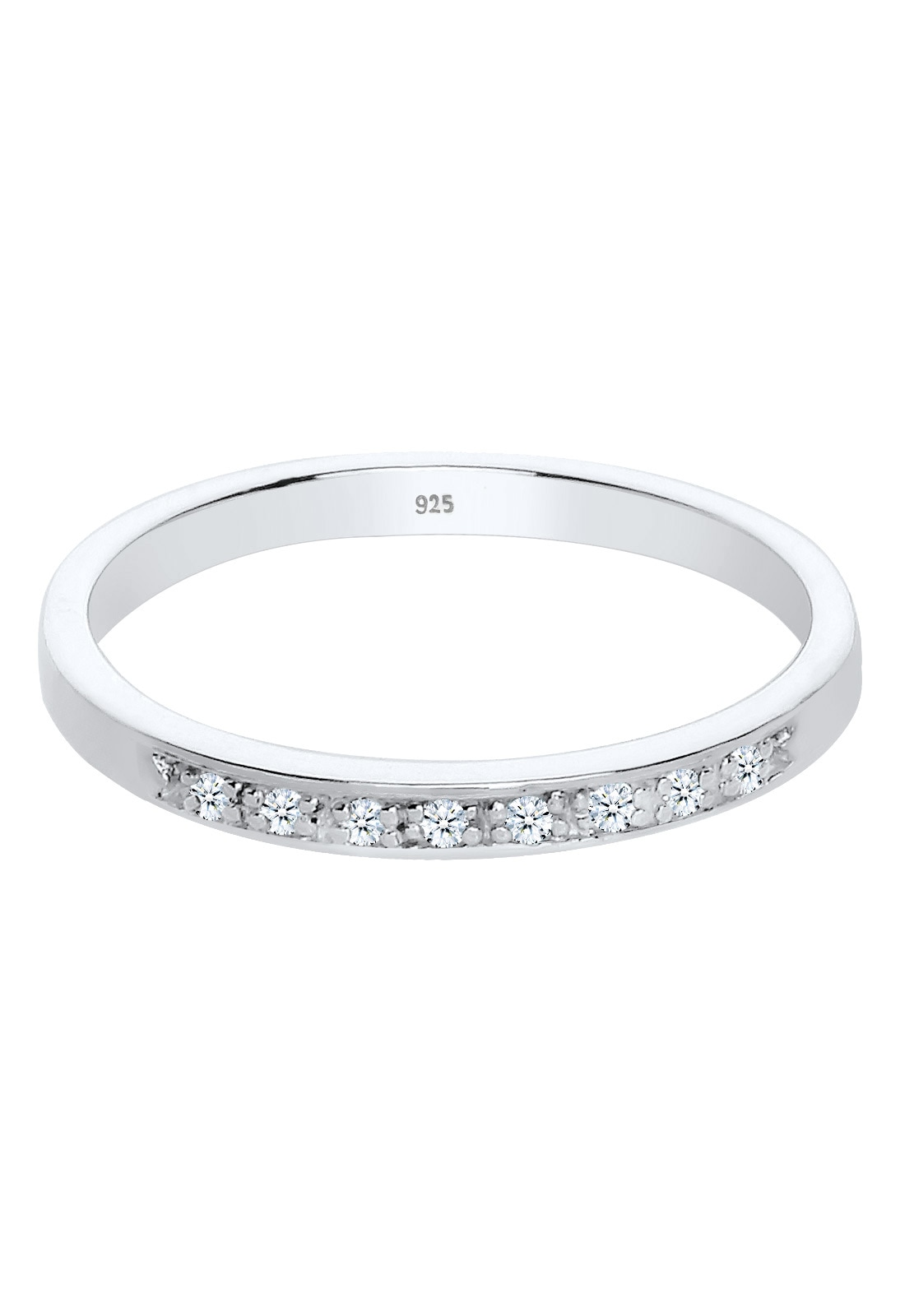 Elli DIAMONDS Verlobungsring »Aufsteckring Funkelnd Diamant (0.04 ct) 925 Silber«