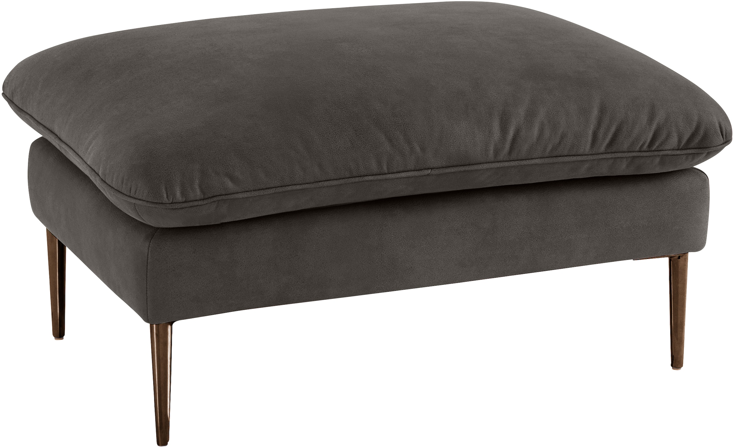 W.SCHILLIG Hocker »enjoy&MORE«, Füße bronze pulverbeschichtet, Breite 106 cm